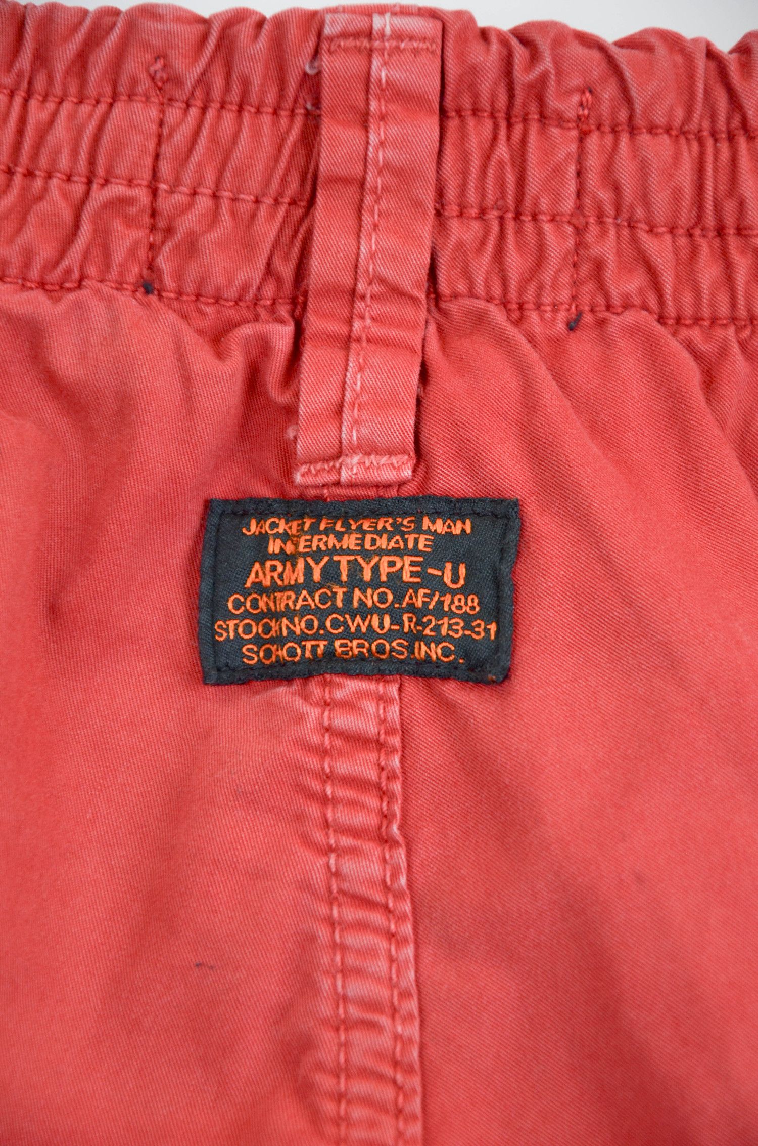 Schott × Vintage SCHOTT Vintage Red Shorts with Logo - M Size US 32 / EU 48 - 4 Thumbnail