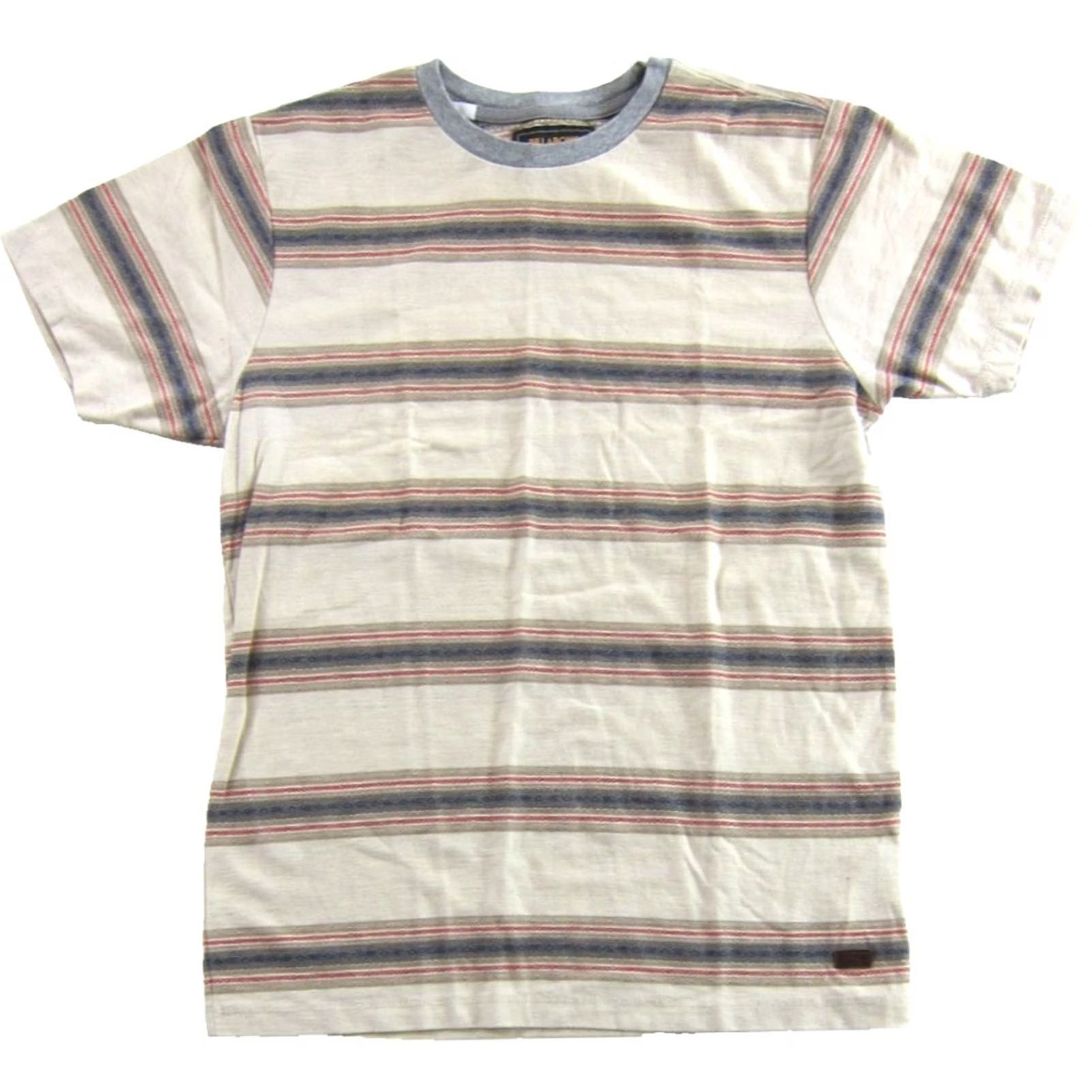 Billabong Billabong T-Shirt Men M Pink Logo Striped Cotton Blend Short Sleeve Crew Neck Classic Surf Size US M / EU 48-50 / 2 - 4 Thumbnail