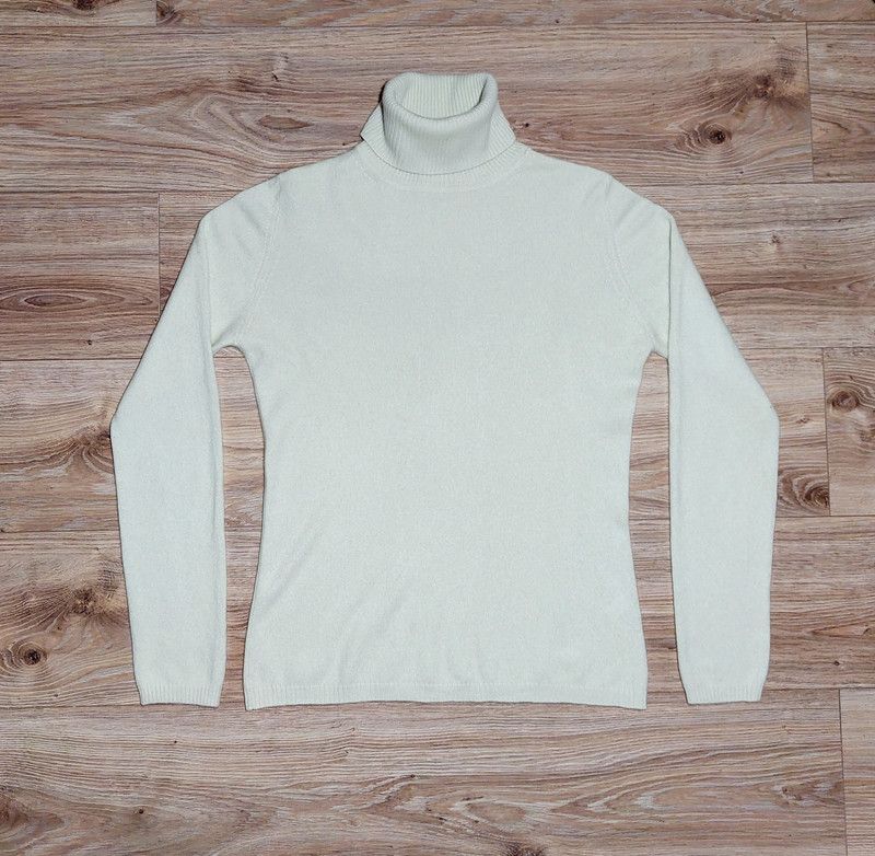 Other 100% cashmere sweater turtleneck jumper light green mint Size S / US 4 / IT 40 - 1 Thumbnail