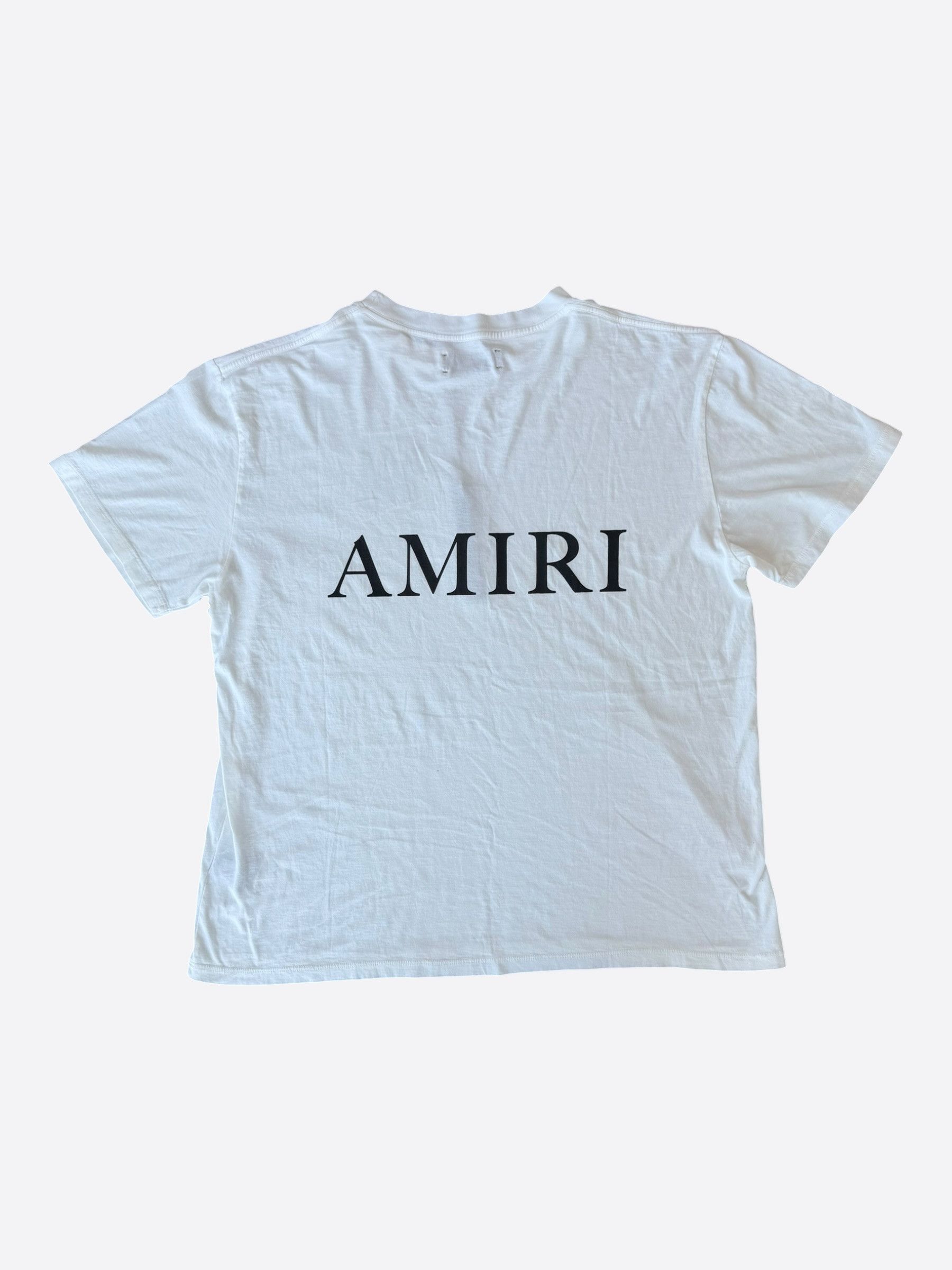 Amiri Amiri White & Black MA Core Logo T-Shirt Size US XL / EU 56 / 4 - 2 Thumbnail