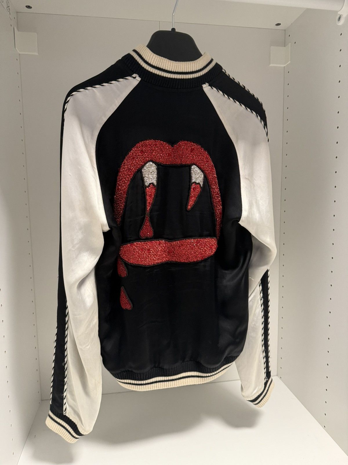 Saint Laurent Paris Saint Laurent Paris SS14 Bloodluster Satin Bomber Jacket Size US S / EU 44-46 / 1 - 3 Thumbnail