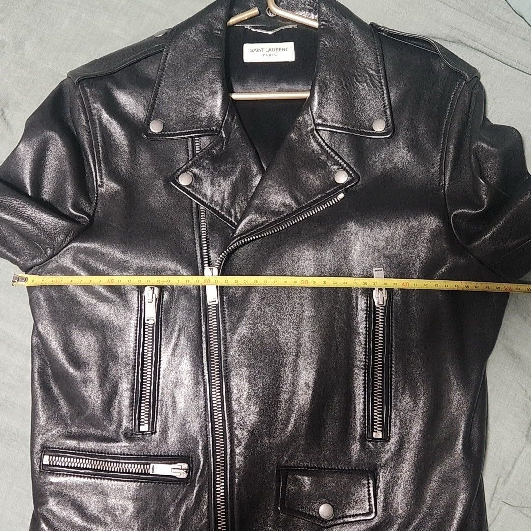 Saint Laurent Paris Saint Laurent Paris 2018 motorcycle leather jacket Size US M / EU 48-50 / 2 - 8 Thumbnail