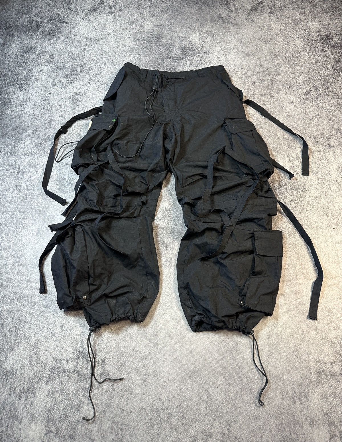 Japanese Brand Y2K Baggy Bondage Pants Casual Alt Streetwear Opium Style XS Size US 28 / EU 44 - 1 Thumbnail