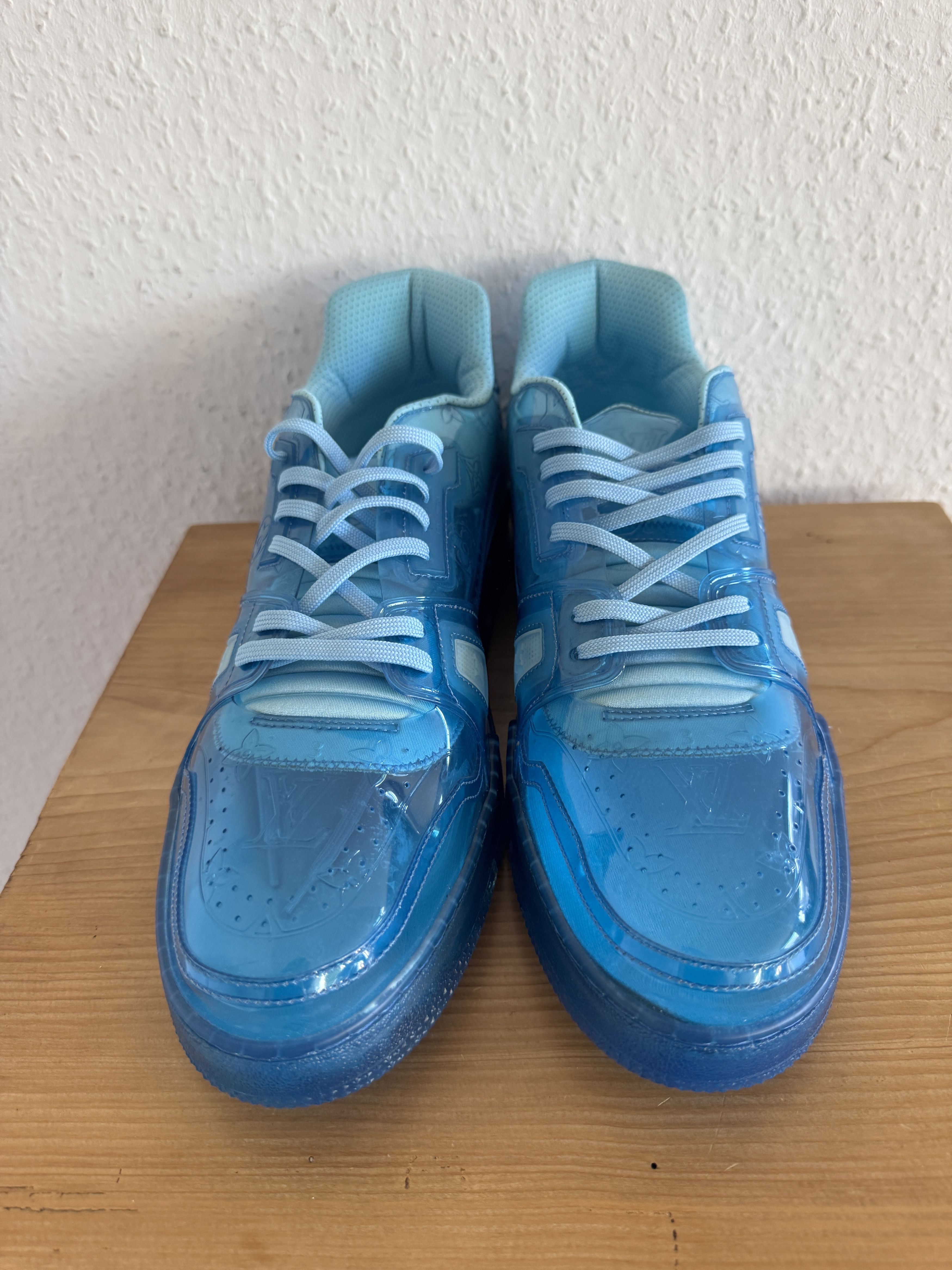 Louis Vuitton Transparent blue LV Trainer Size US 13 / EU 46 - 1 Thumbnail