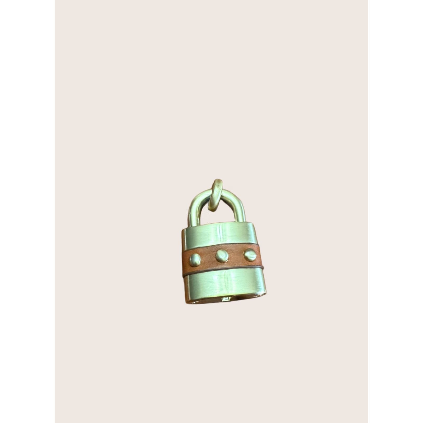 Steve Madden Steve Madden Crossbody Bag Small Cognac Gold Hardware Lock Strap Purse Shoulder Tote Steven Size ONE SIZE - 1 Thumbnail