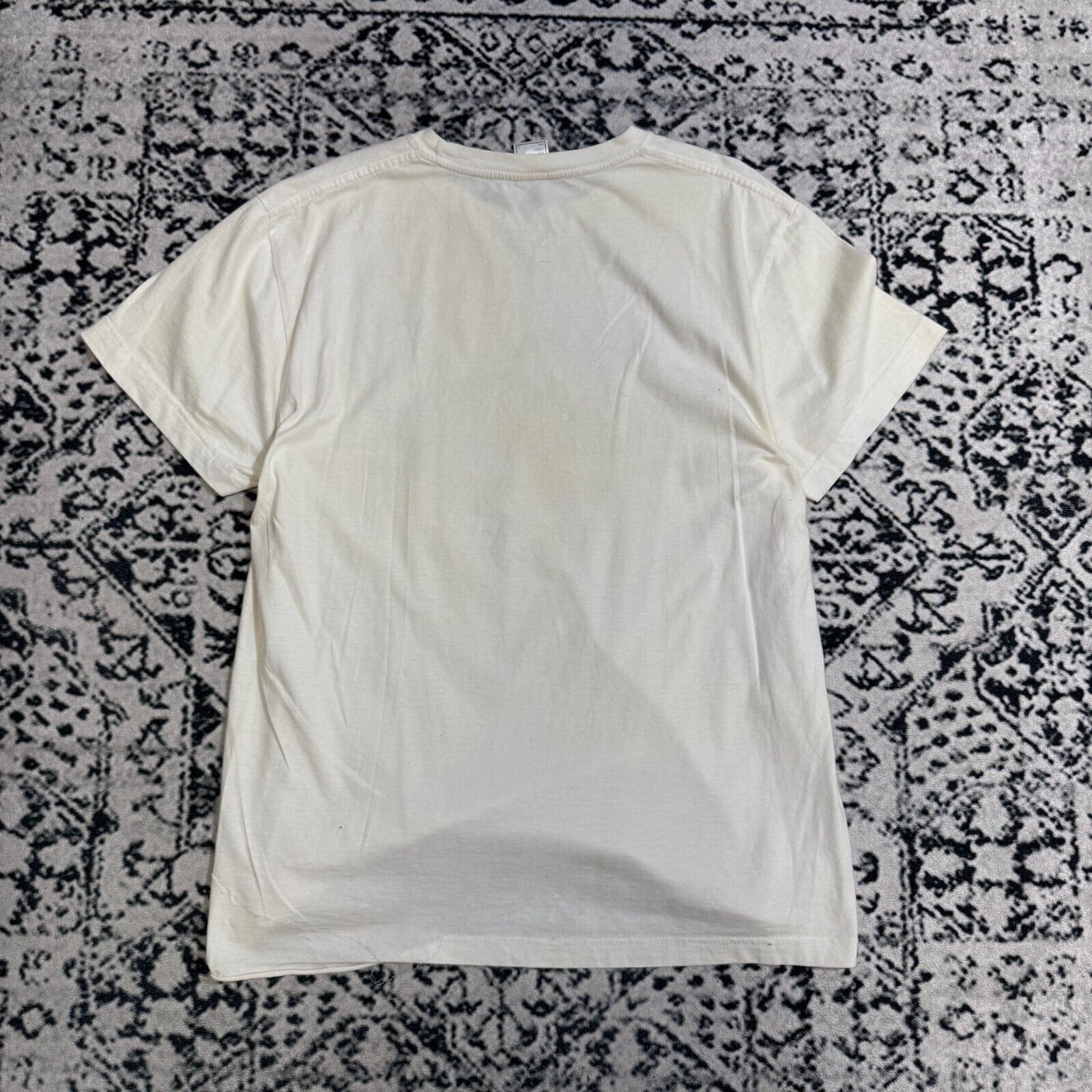 Vintage Vintage Stedman White Cotton T-Shirt Size L Graffiti Size US L / EU 52-54 / 3 - 8 Thumbnail