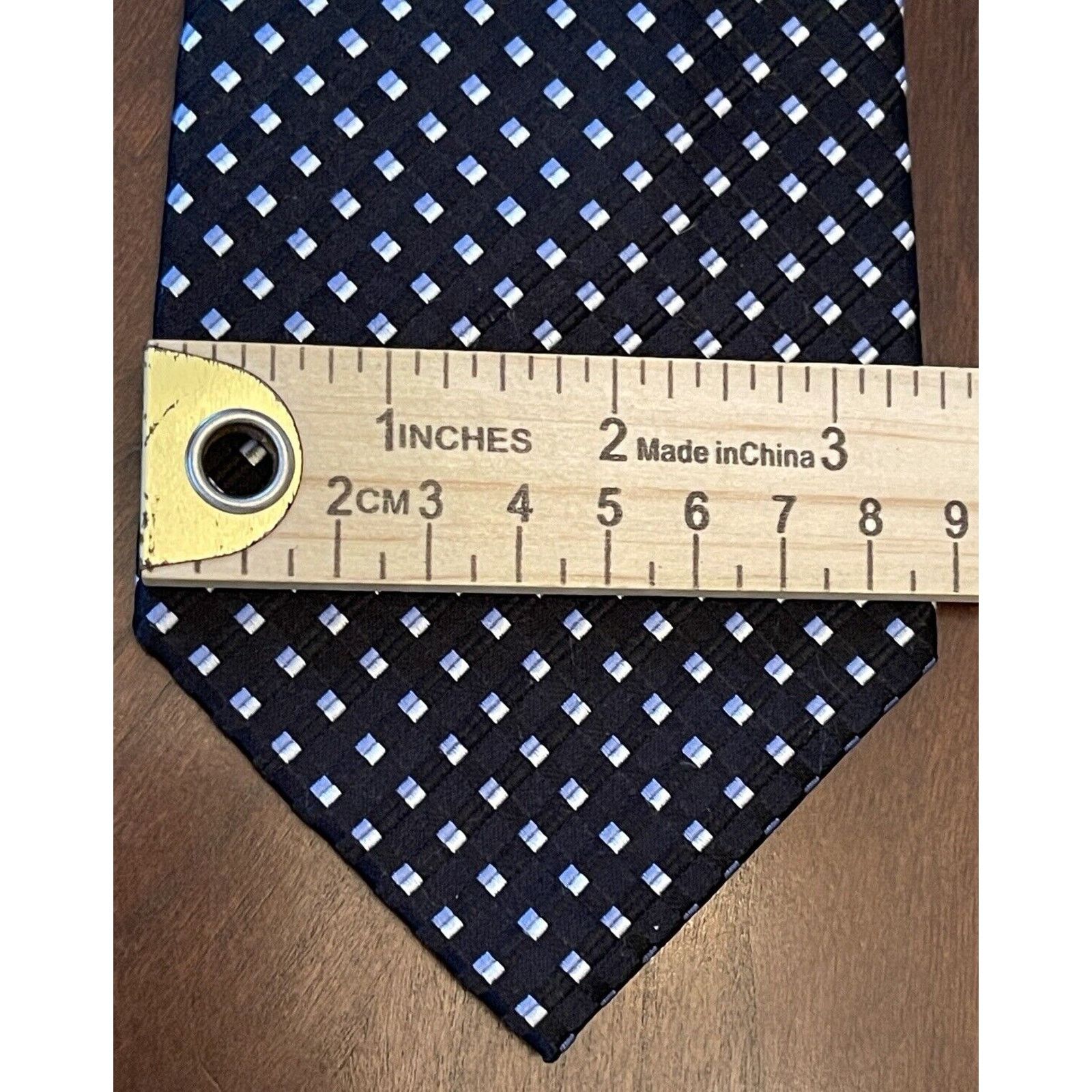 Jones New York Jones New York Black Blue 100% Silk Made In China Size ONE SIZE - 4 Thumbnail