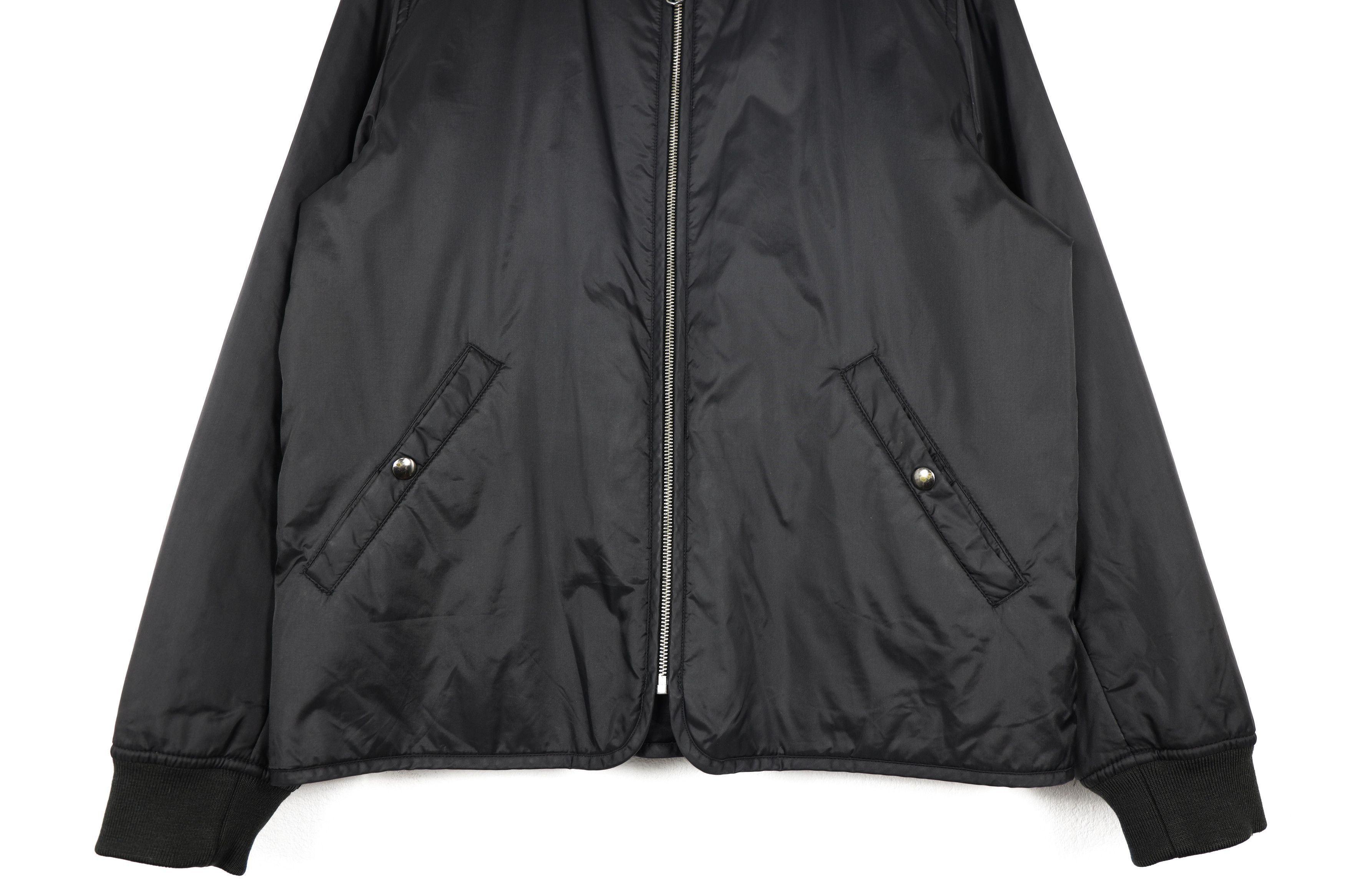 Arket Arket Black Nylon Thermore LIner Bomber Jacket 50 size Size US M / EU 48-50 / 2 - 3 Thumbnail
