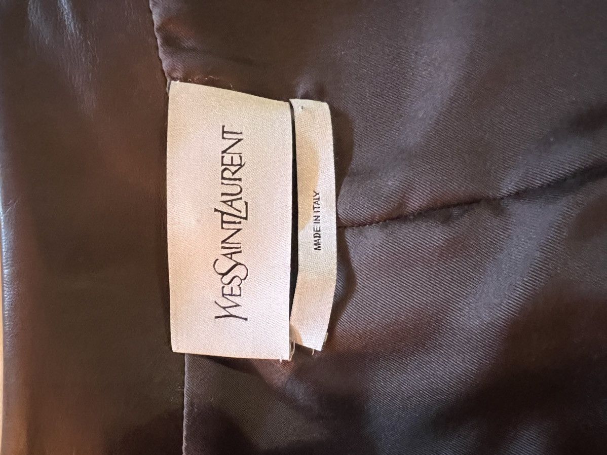 Yves Saint Laurent Yves Saint Laurent leather jacket Size M / US 6-8 / IT 42-44 - 11 Thumbnail