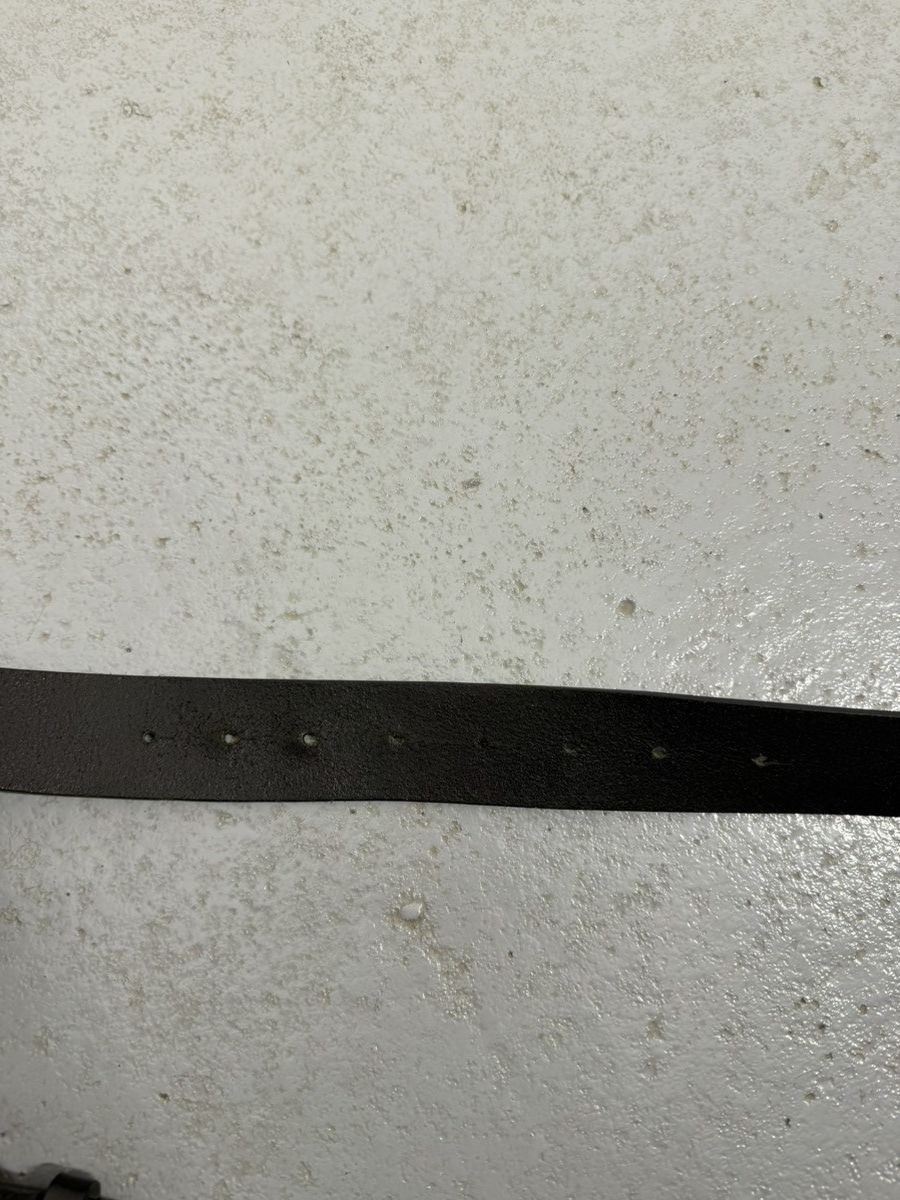 John Galliano Vintage 00s John Galliano Leather Buckle Logo Belt Size ONE SIZE - 7 Thumbnail