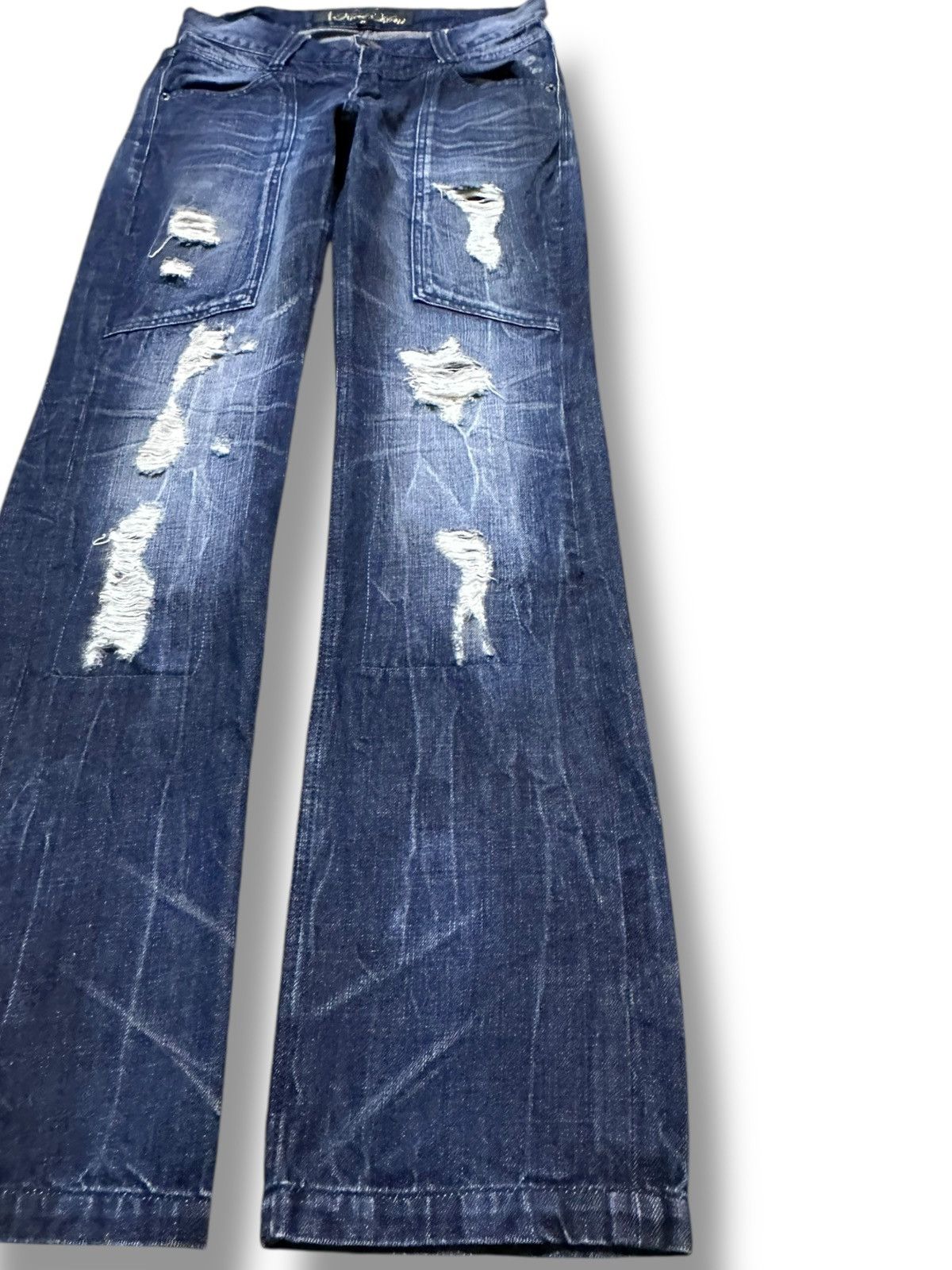 Karl Kani Vintage Karl Kani King Of Black Grunge Denim Size US 30 / EU 46 - 4 Thumbnail