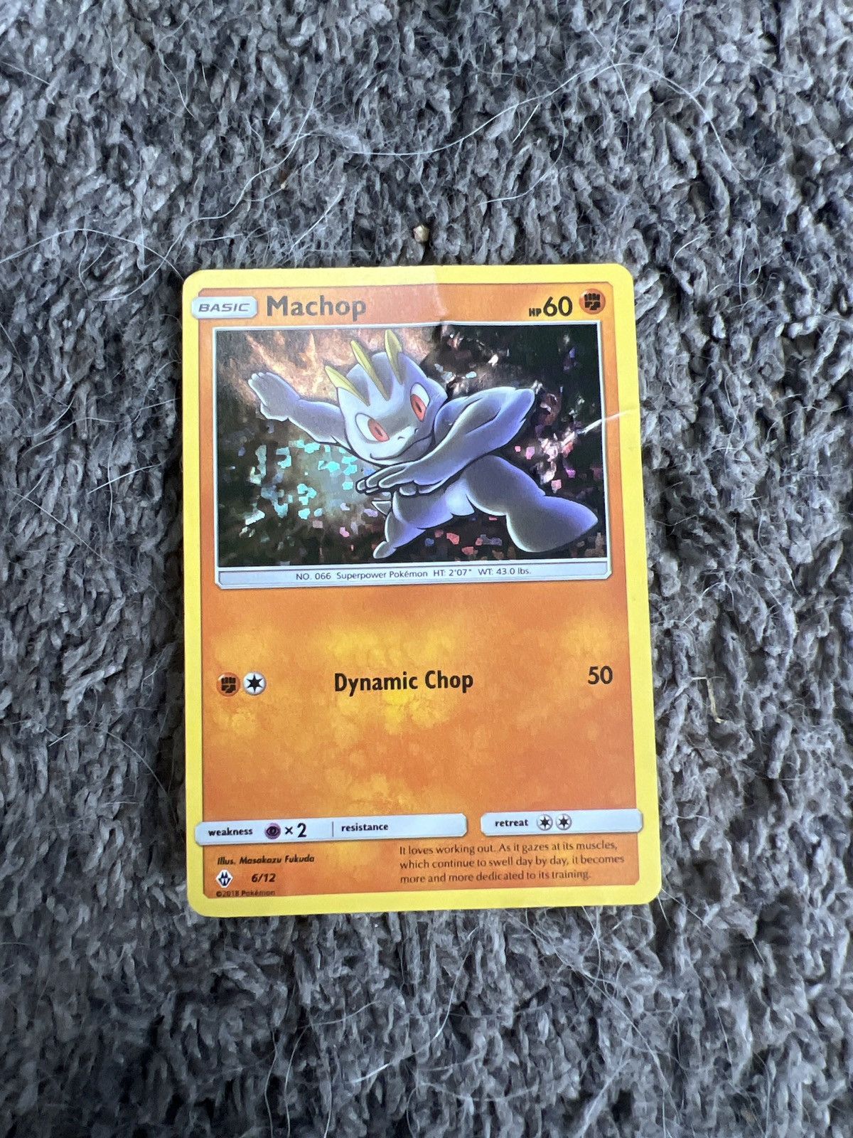 Pokemon 2018 Pokémon Machop Basic Card Size ONE SIZE - 1 Thumbnail