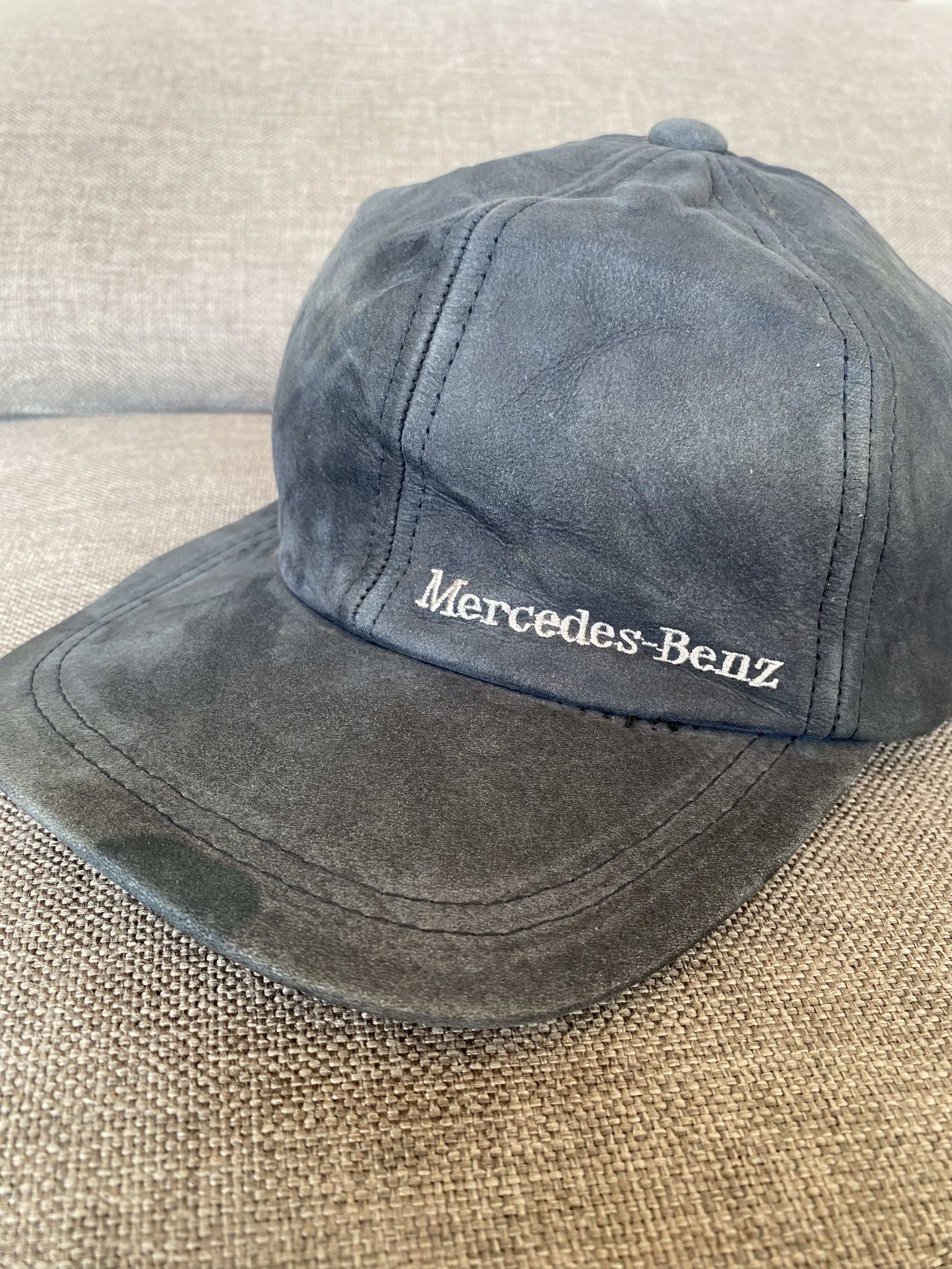 Leather × Sports Specialties Marcedes-Benz Leather fadded hat Size ONE SIZE - 2 Thumbnail