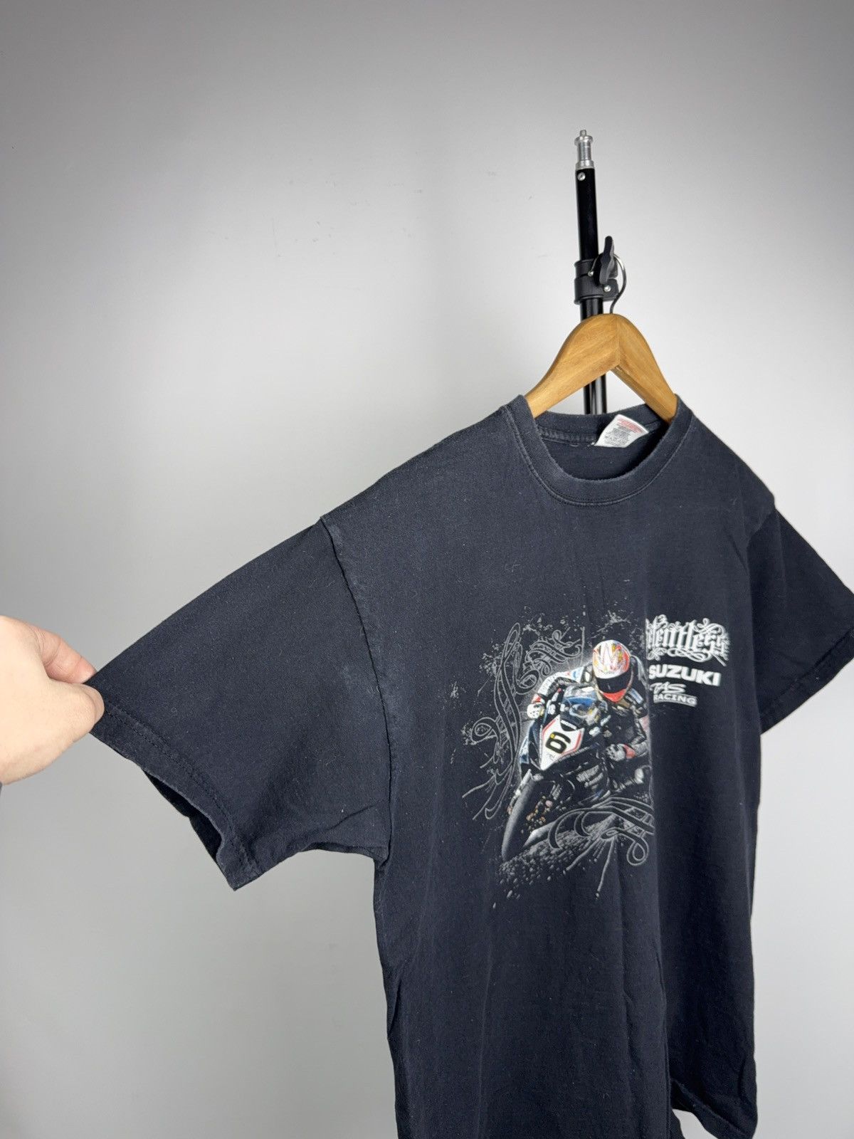 Vintage Vintage 00s Suzuki GSX TAS Racing Tee Team Donald Australia Size US L / EU 52-54 / 3 - 3 Thumbnail