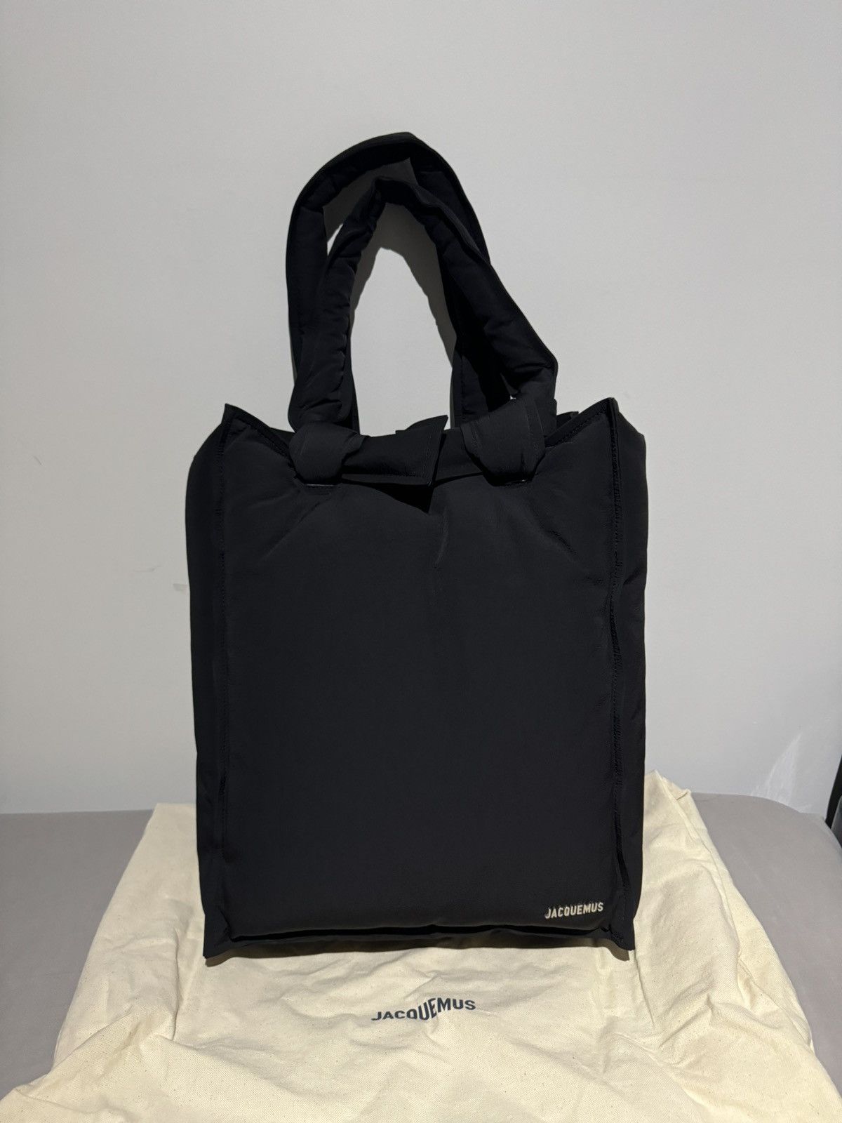 Jacquemus Le Cuscinu Black Padded Tote Bag Size ONE SIZE - 1 Thumbnail