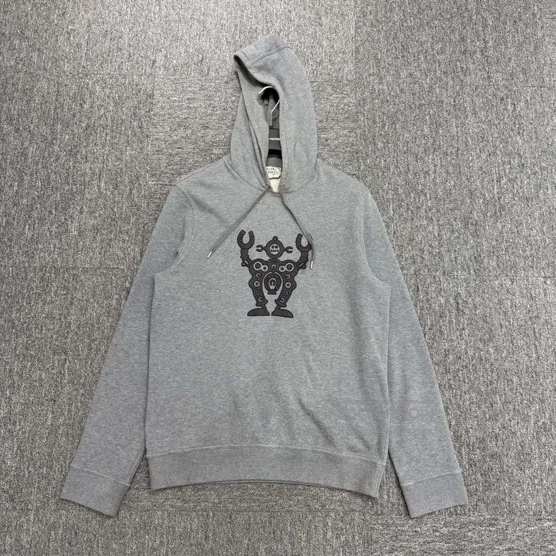 Hermes Hermes Sheepskin robot pattern hooded sweatshirt Size US L / EU 52-54 / 3 - 1 Thumbnail