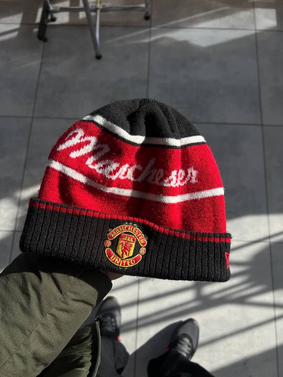 New Era VINTAGE NEW ERA FC MANCHESTER UNITED ENGLAND SOCCER JERSEY Size ONE SIZE - 1 Thumbnail