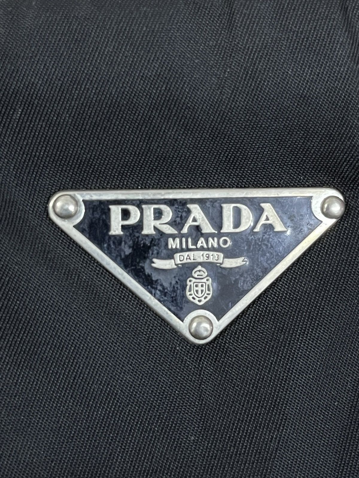 Prada Prada Re-Nylon Embroidered Tote Bag Size ONE SIZE - 9 Thumbnail