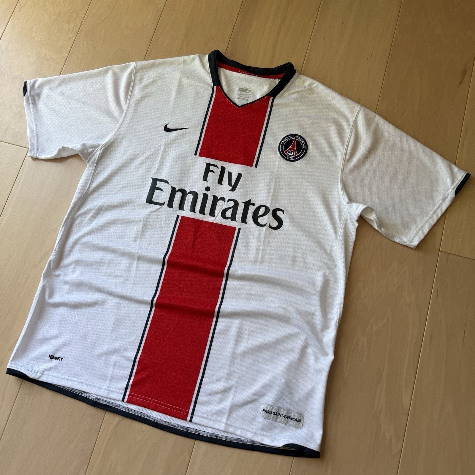 Nike Nike Paris Saint Germain Jersey White Red World Cup Soccer Size US XL / EU 56 / 4 - 10 Thumbnail