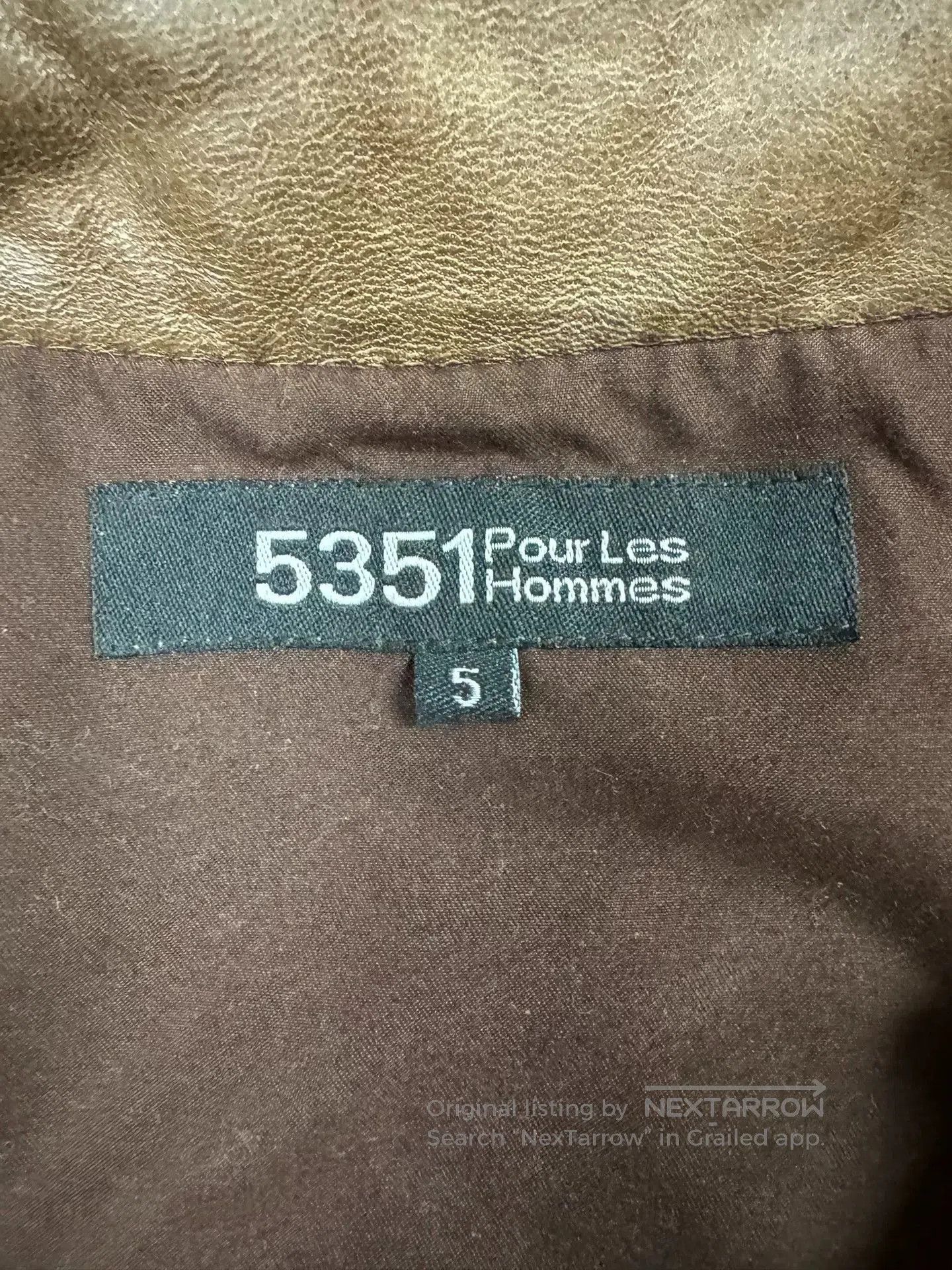 5351 POUR LES FEMMES Stylish Japanese Leather Jacket for Women. Size M / US 6-8 / IT 42-44 - 3 Thumbnail