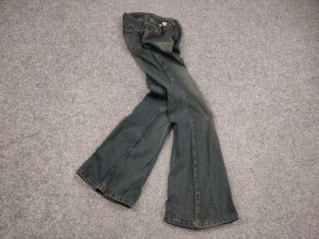 If Six Was Nine Vintage if six was nine Y2K style flared Bootkot denim Jeans Size 30" / US 8 / IT 44 - 2 Thumbnail