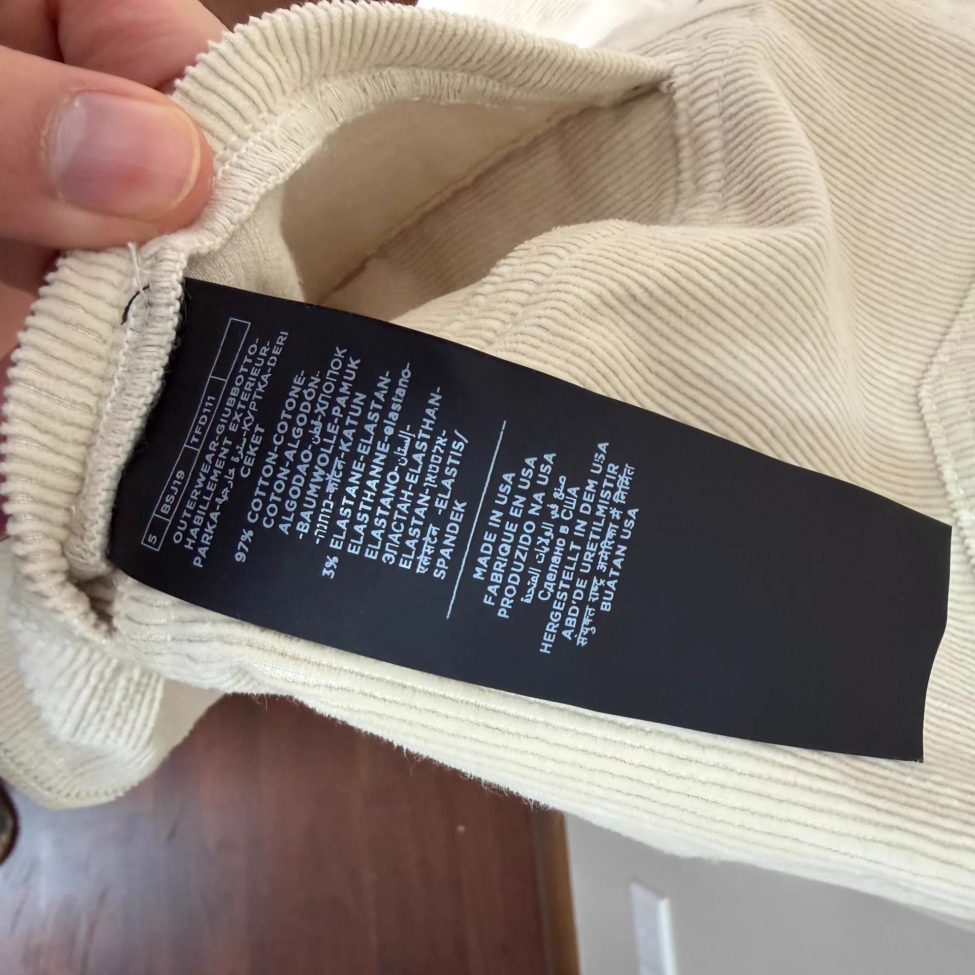 Tom Ford TOM FORD White Corduroy Jacket XL Lightly Worn Size US XL / EU 56 / 4 - 7 Thumbnail