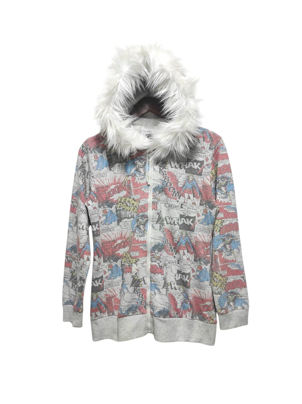 Anime DC Comics zip Fur Hoodie IfSixWasNine LGB style Size S / US 4 / IT 40 - 1 Thumbnail