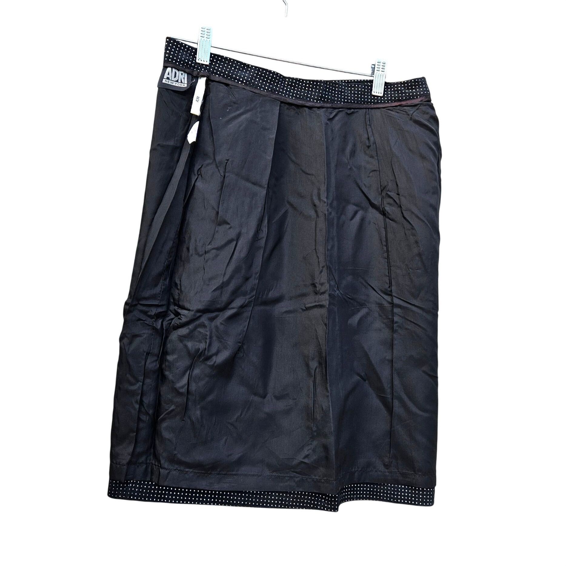 Other 80s Lillie Rubin Black Leather Pencil Skirt Small Suede Adri Size 26" / US 2 / IT 38 - 8 Thumbnail