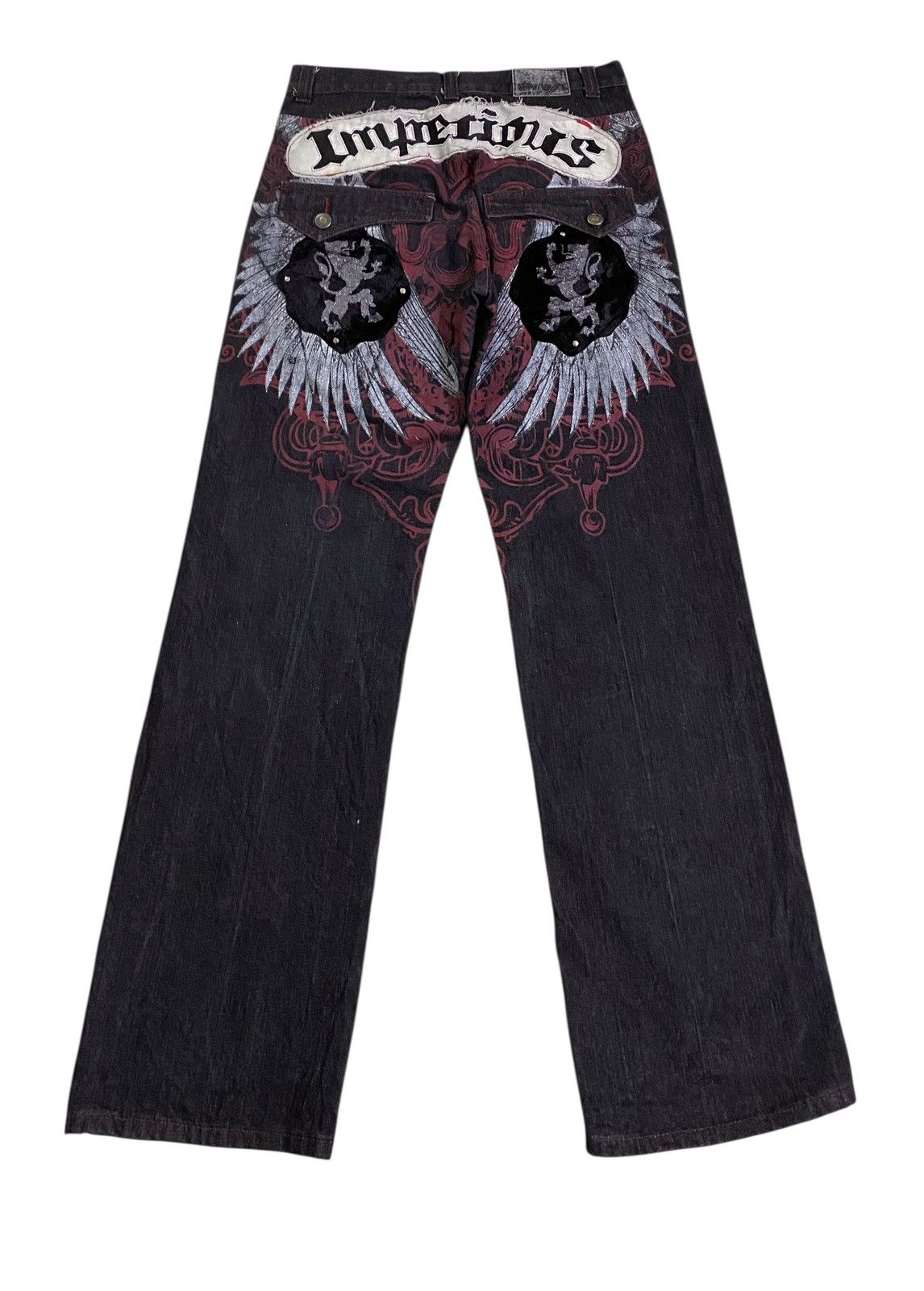 Japanese Brand Rare Design Vintage Japanese Brand Red Ape Baggy Jeans 2000s Size US 38 / EU 54 - 1 Thumbnail