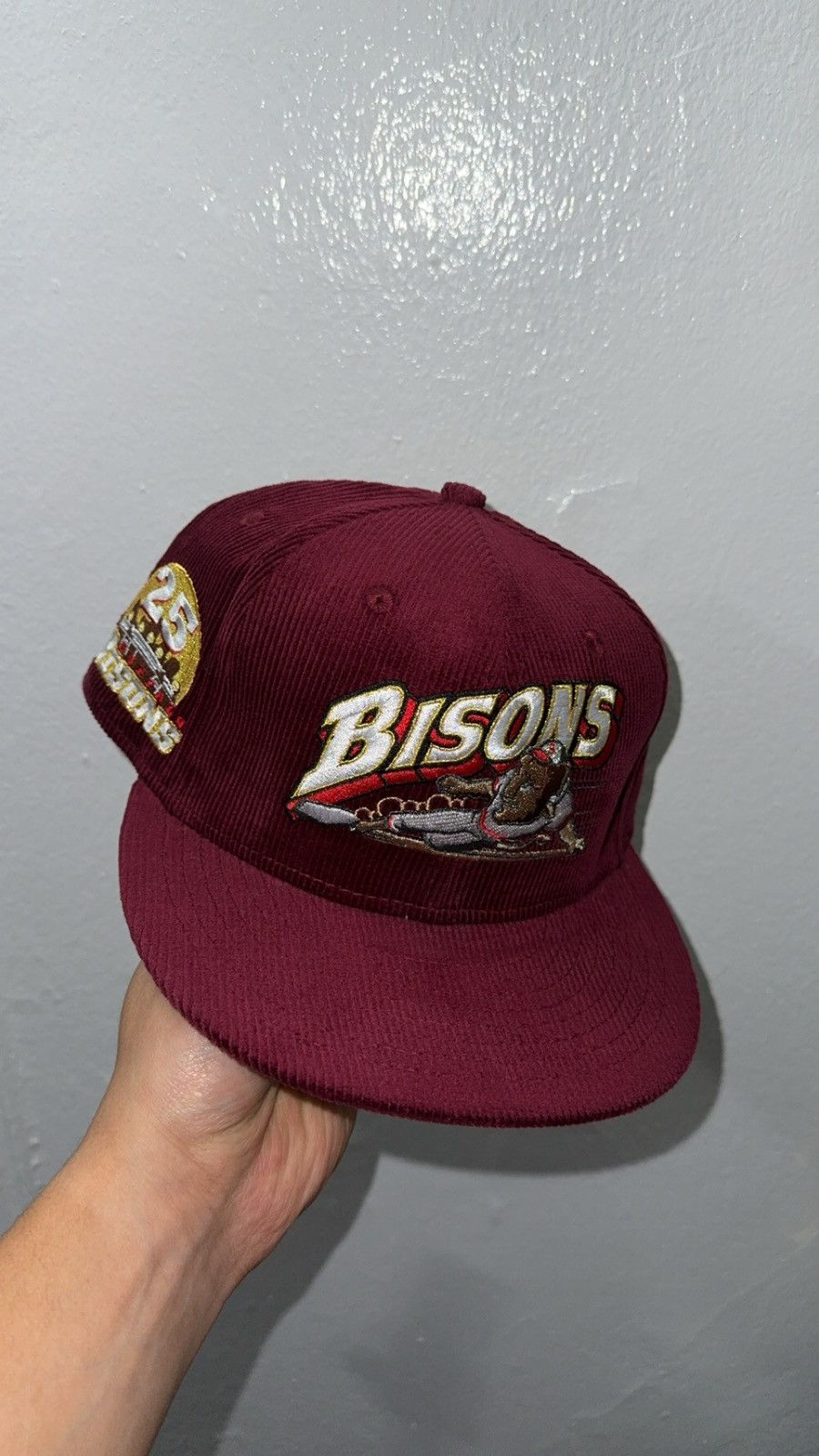 New Era New Era 59fifty Red Buffalo Bisons fitted hat size 7 Size ONE SIZE - 1 Thumbnail