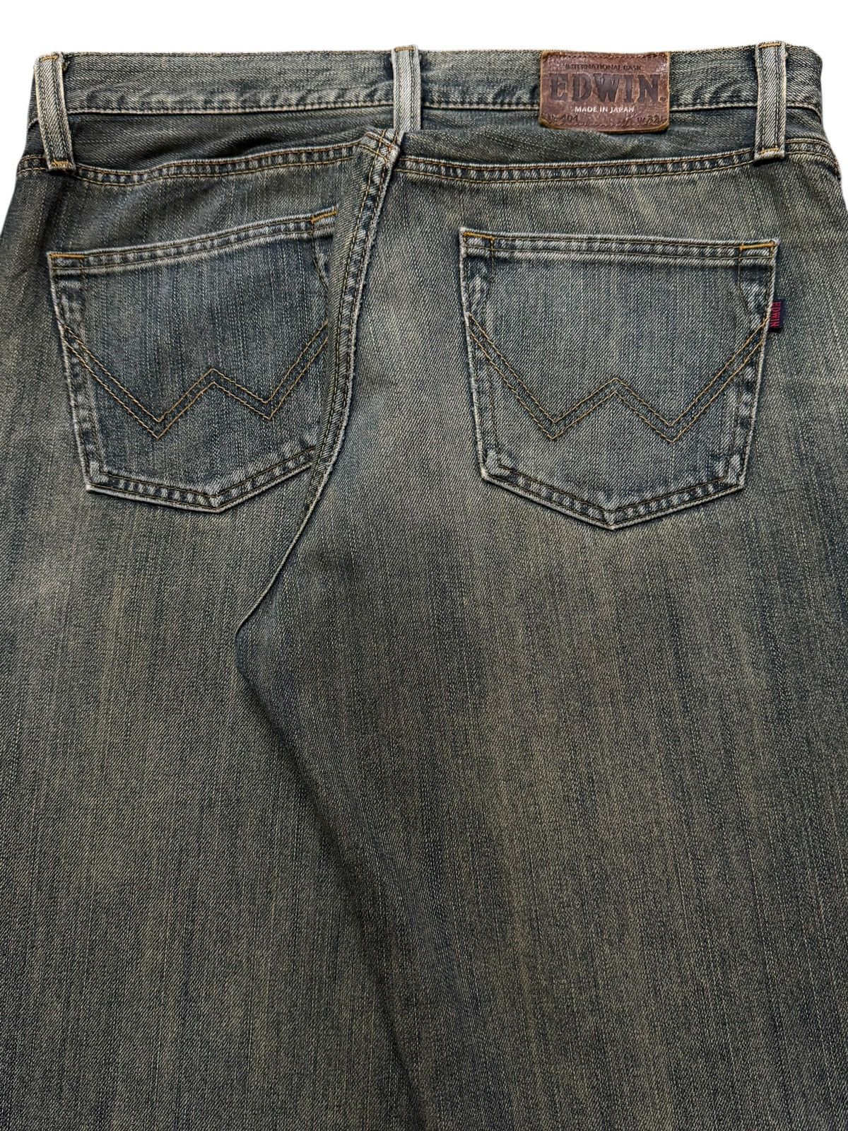 Edwin Vintage 90s Edwin 404 Faded Wash Relaxed Wide Leg Jeans Size US 33 - 5 Thumbnail