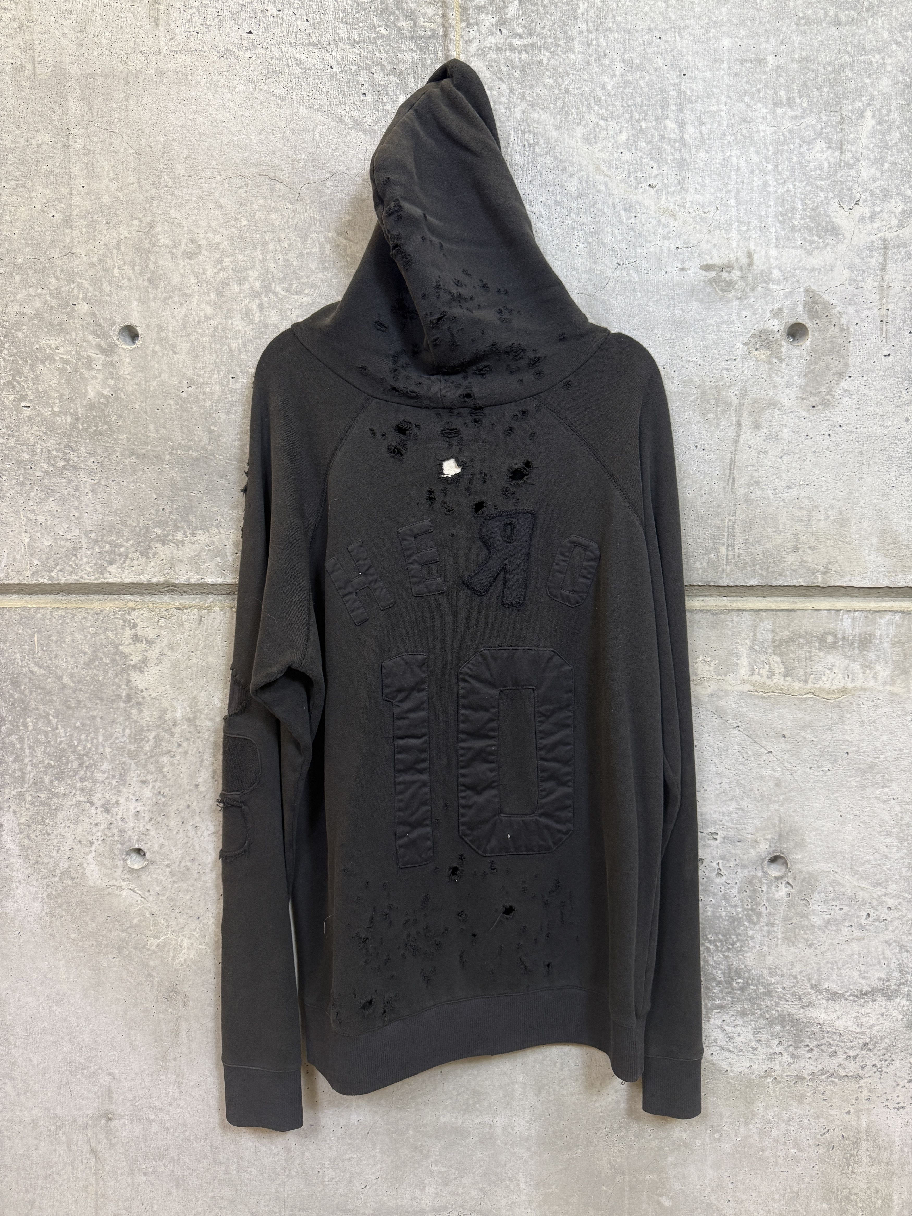 Greg Lauren Greg Lauren Destroyed Hero Hoodie Size US L / EU 52-54 / 3 - 1 Thumbnail