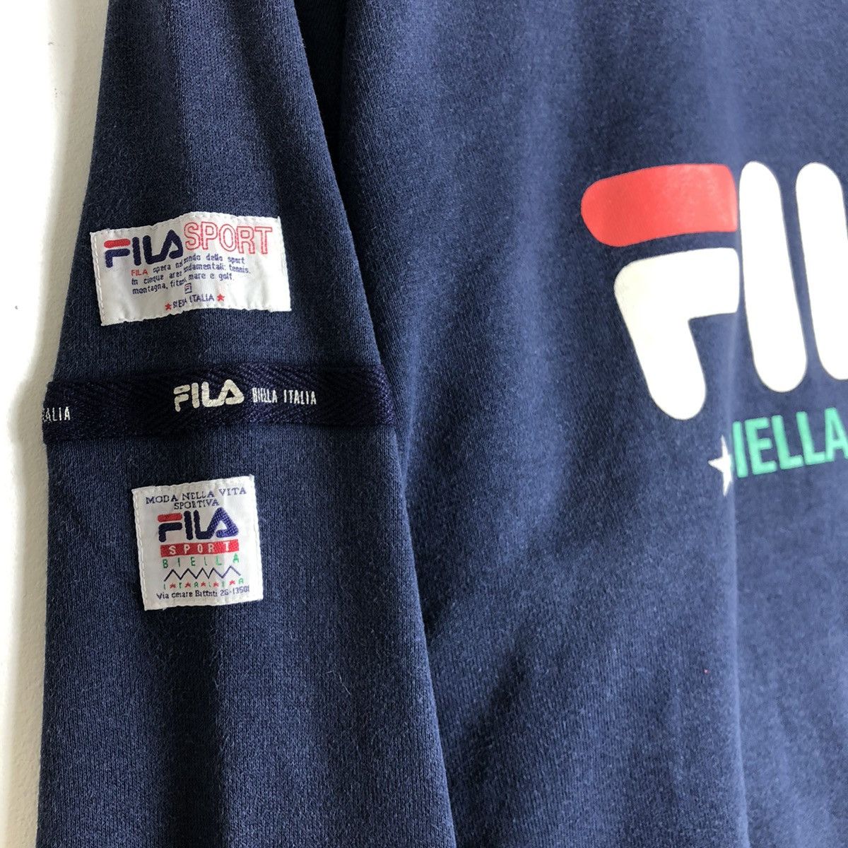 Fila FILA Sport Biella Italia Crewneck Sweatshirt Size US L / EU 52-54 / 3 - 5 Thumbnail