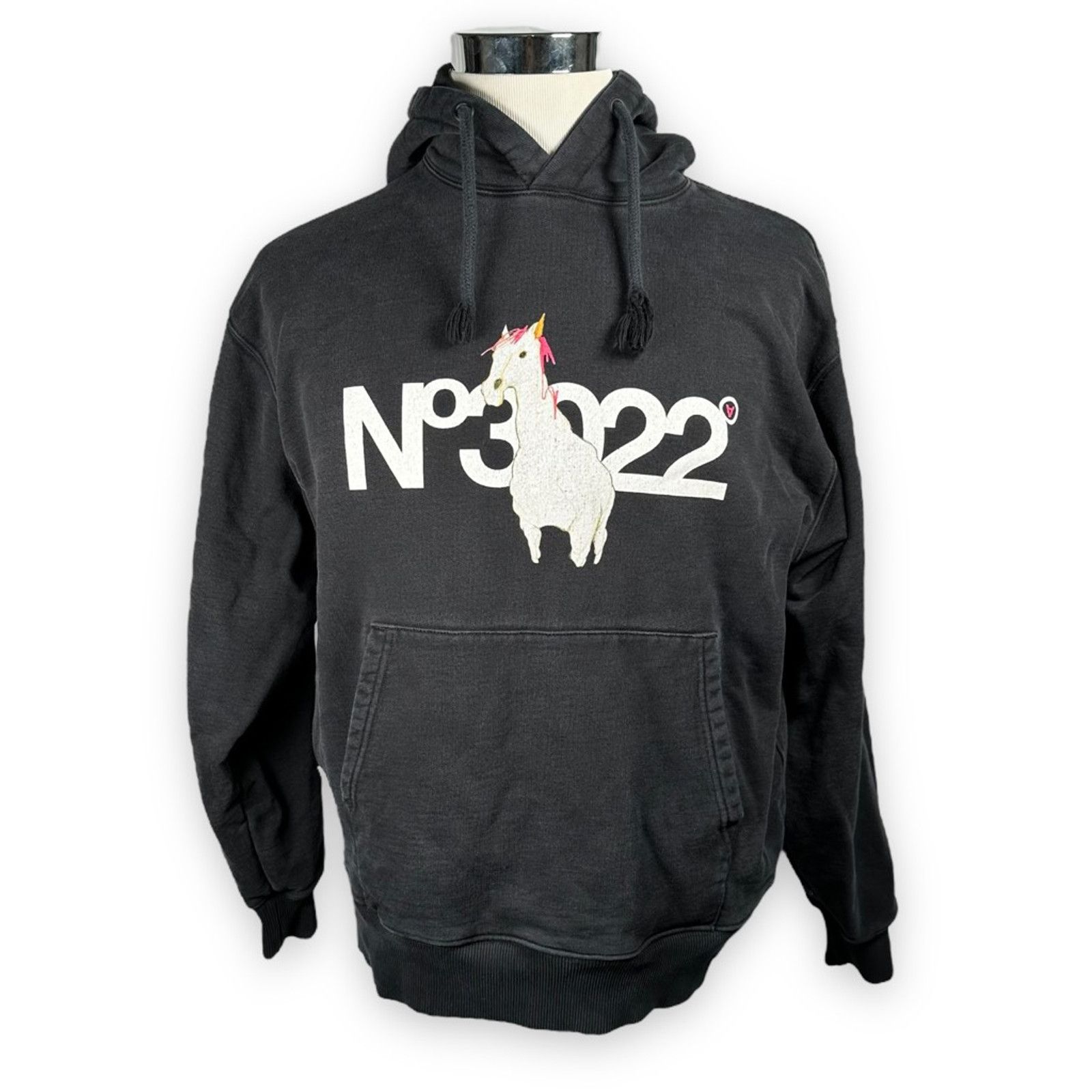Aitor Throup TheDSA Hoodie Horse No3022 Black Aitor Throup Streetwear L Size US L / EU 52-54 / 3 - 1 Thumbnail