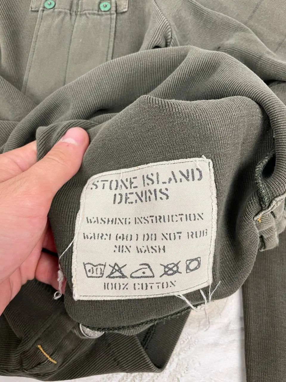 Stone Island Vintage Stone Island Denims Sweatshirt 2008 Size US S / EU 44-46 / 1 - 16 Thumbnail