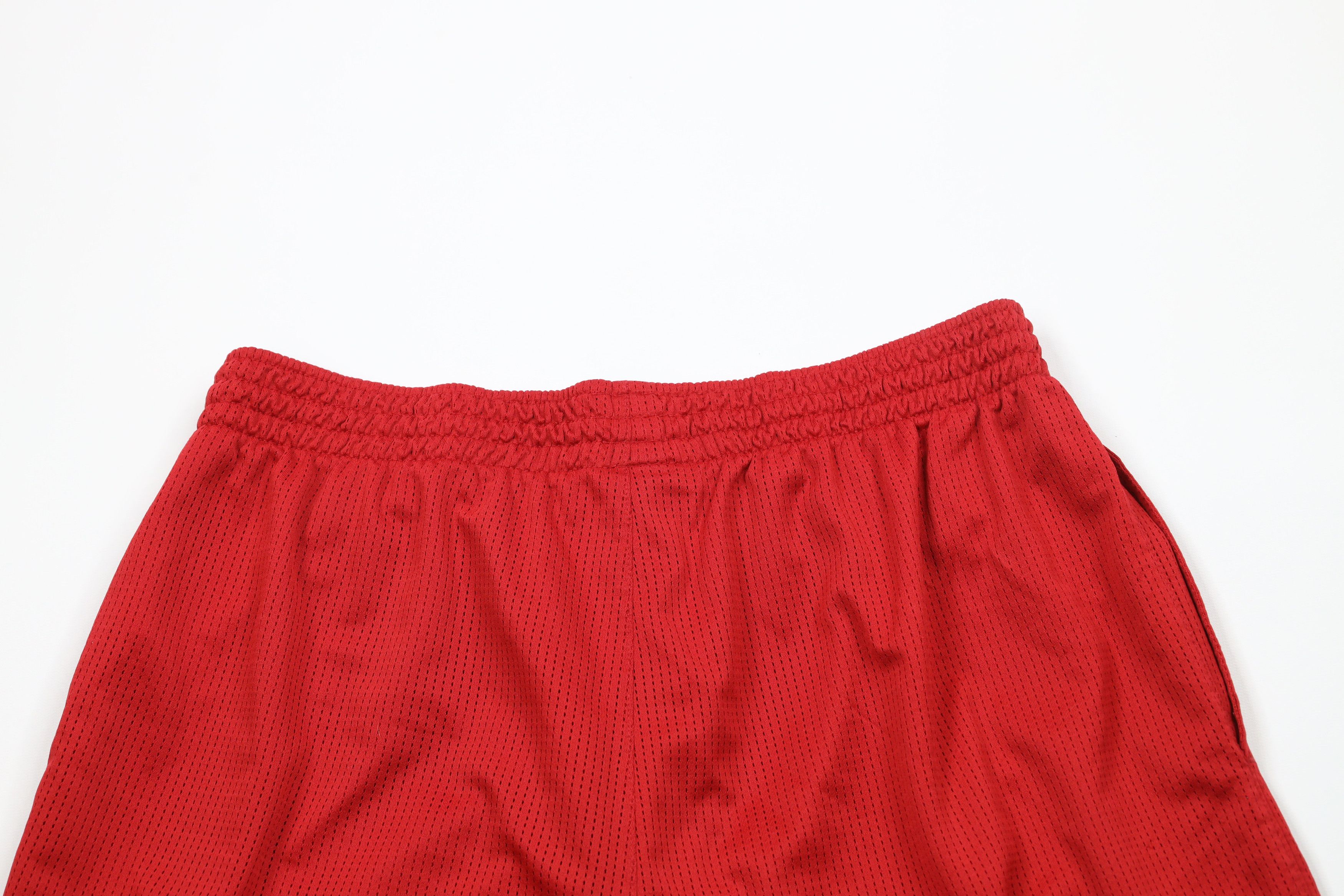 Nike × Vintage Vintage 90s Nike Mini Swoosh Mesh Basketball Gym Shorts Size US 34 / EU 50 - 10 Thumbnail