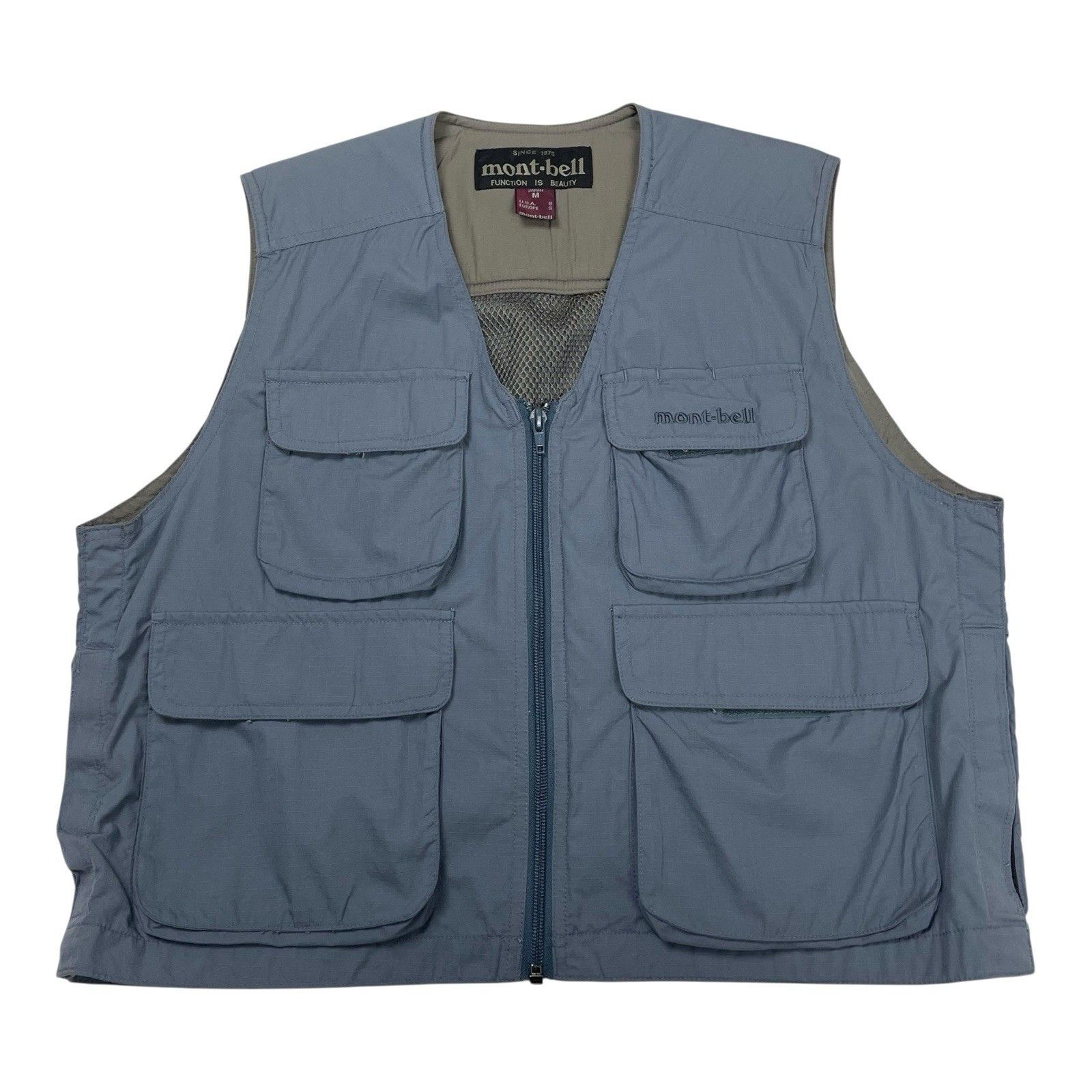 Montbell Montbell Gilet Blue Vest Jacket Utility Small S Size US S / EU 44-46 / 1 - 1 Thumbnail