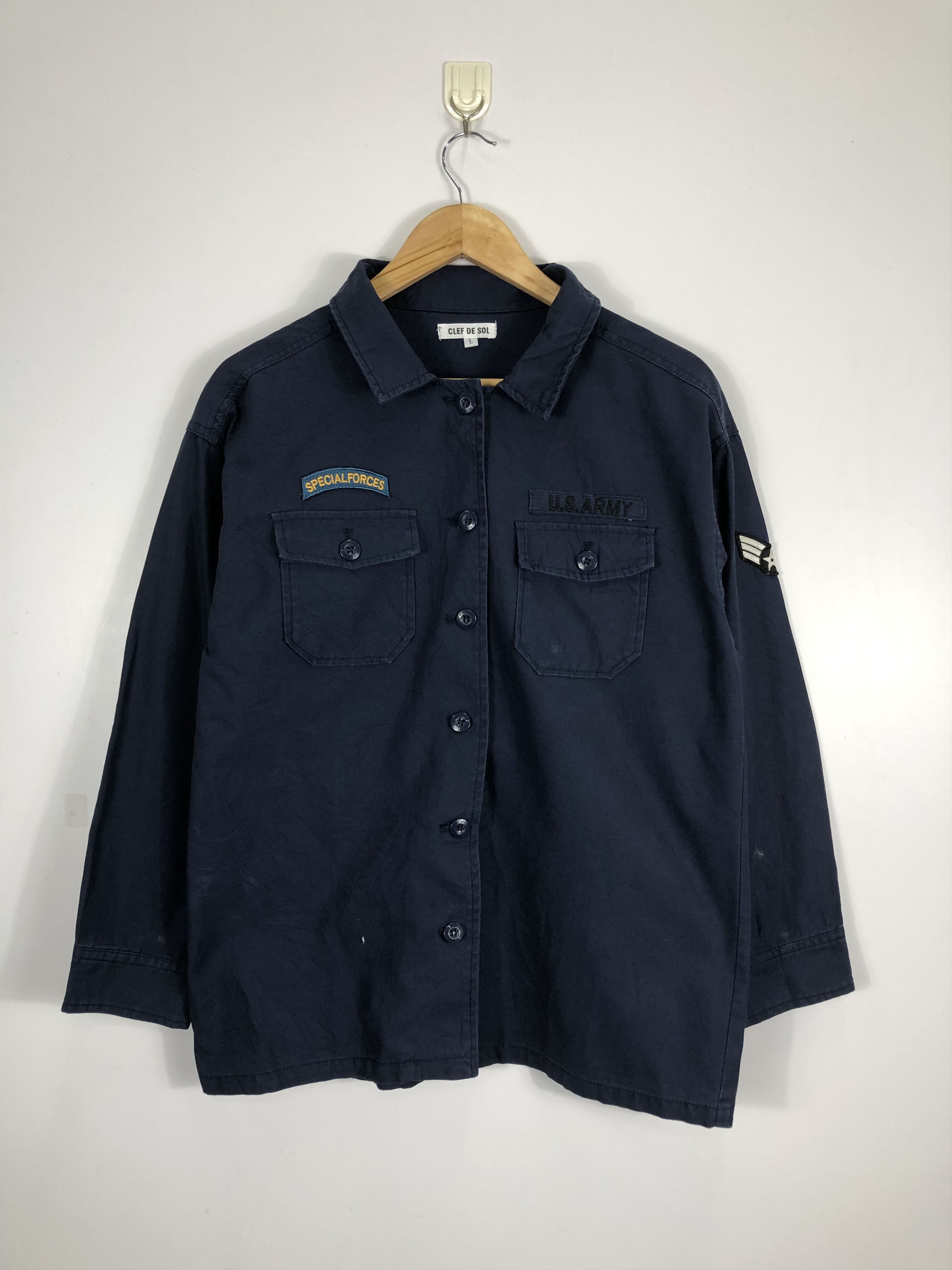 Vintage Vintage Us Army Denim Jacket J0660 Size US M / EU 48-50 / 2 - 1 Thumbnail