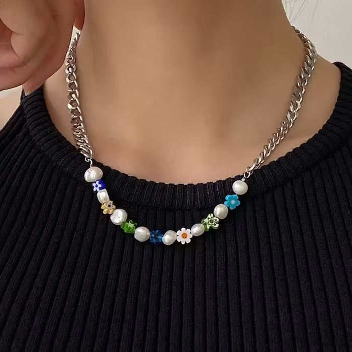 Jewelry × Vintage Beaded Charm Necklace Size ONE SIZE - 1 Thumbnail
