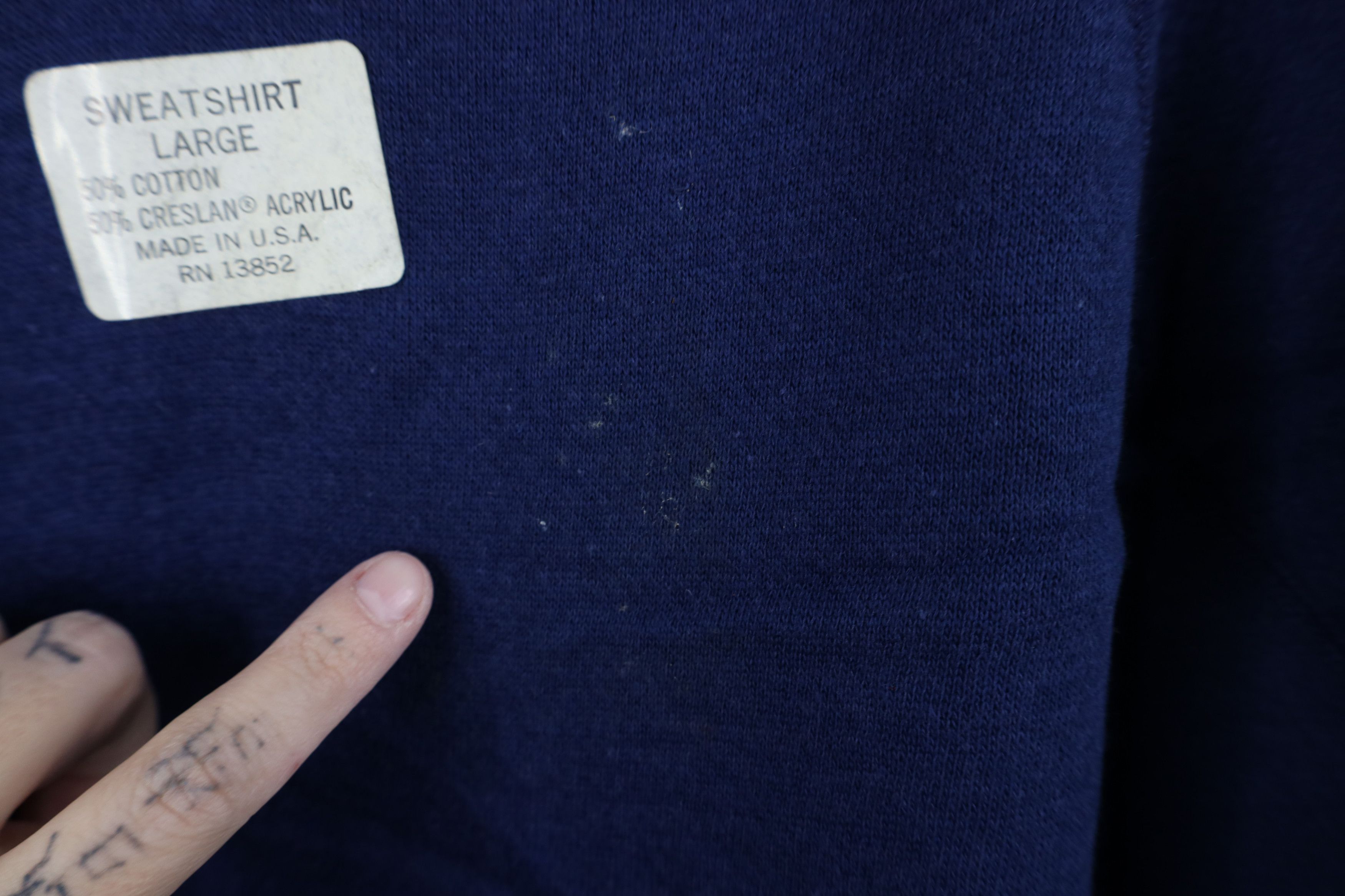 Vintage Deadstock Vintage 60s Streetwear Crewneck Sweatshirt USA Size US L / EU 52-54 / 3 - 5 Thumbnail