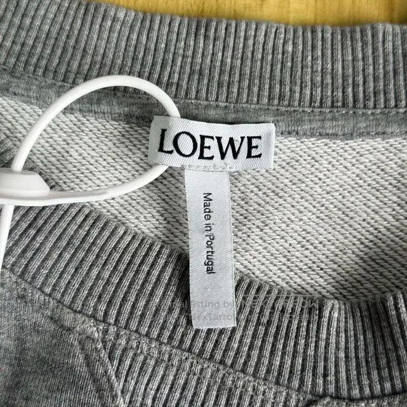 Loewe Loewe Gray Cotton Women's Sweatshirt . Size XS / US 0-2 / IT 36-38 - 4 Thumbnail
