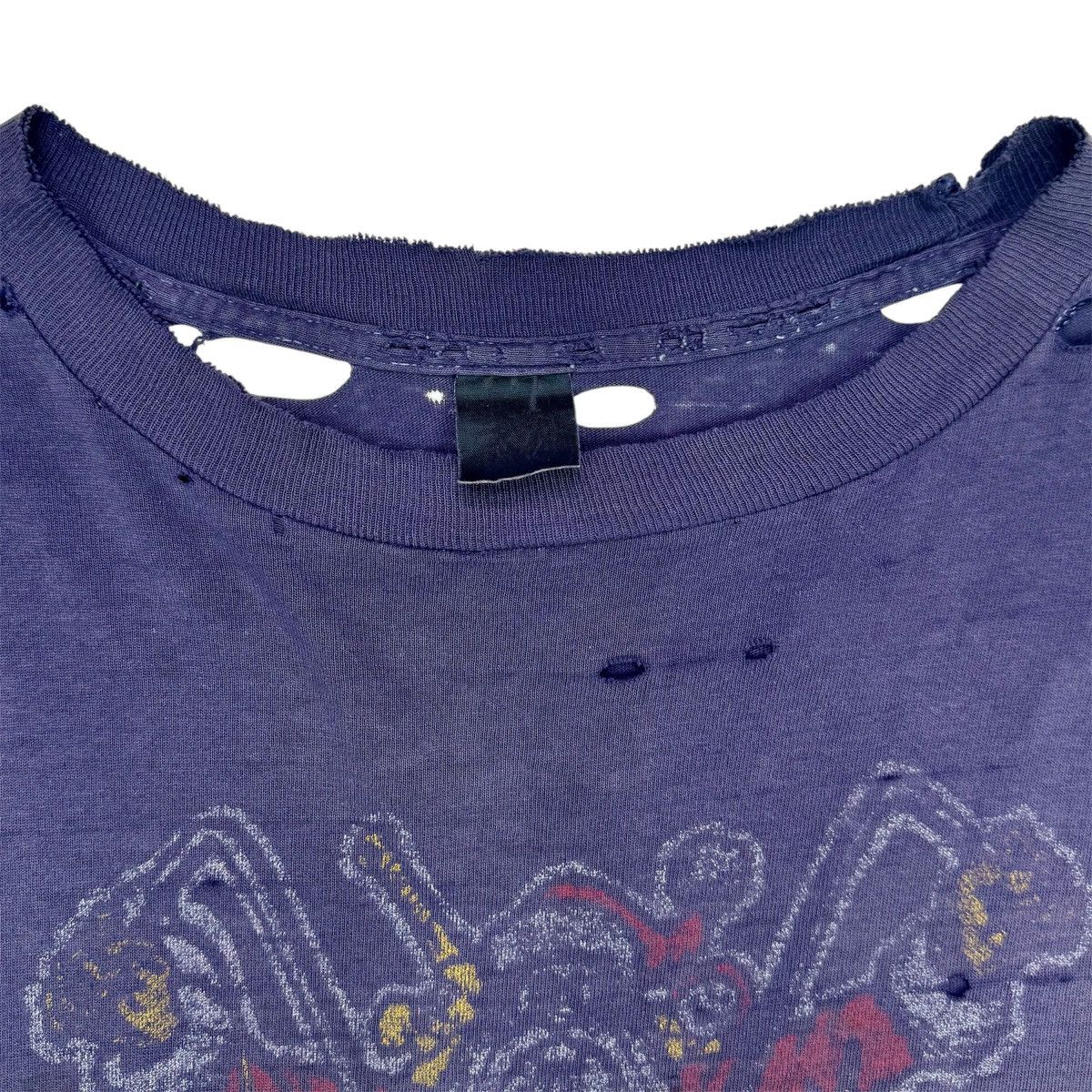Vintage VINTAGE 1987 THRASHED FADED T-SHIRT Size US L / EU 52-54 / 3 - 6 Thumbnail