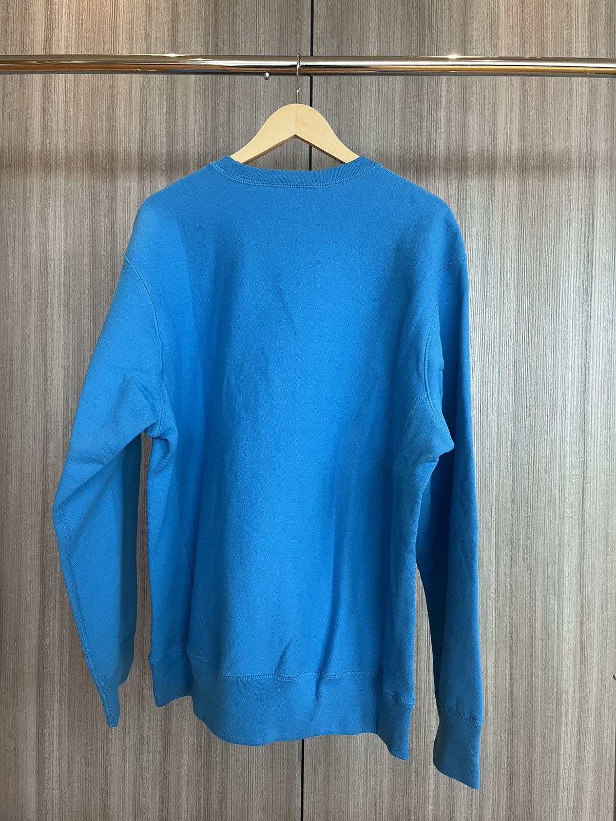 Supreme Supreme Bright Royal FW18 Box Logo Crewneck Size US XL / EU 56 / 4 - 4 Thumbnail