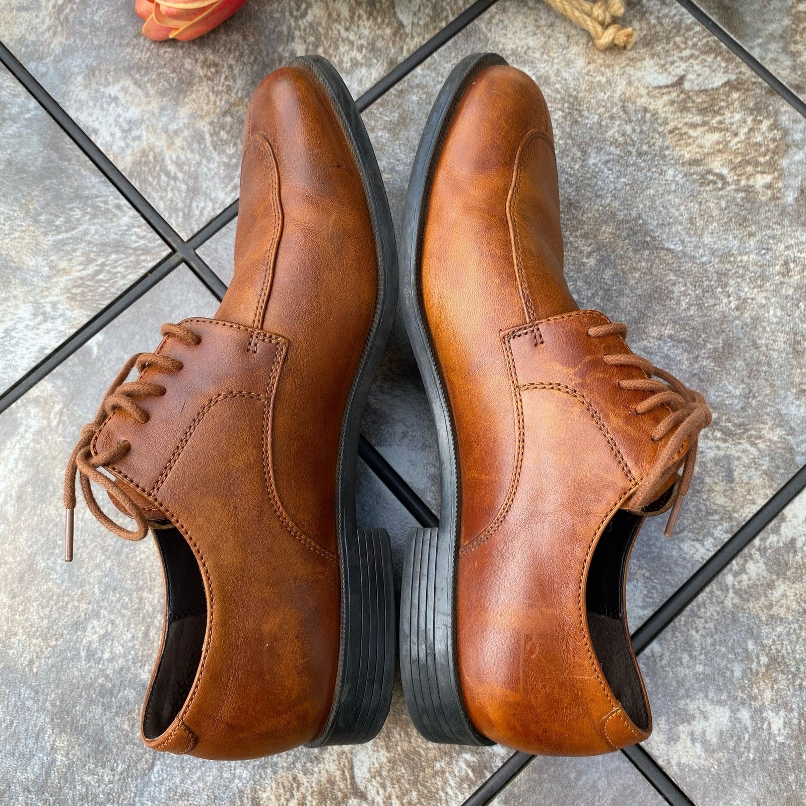 Cole Haan Cole Haan British Tan Collen Apron Derby Split Toe Size 10 Size US 10 / EU 43 - 7 Thumbnail