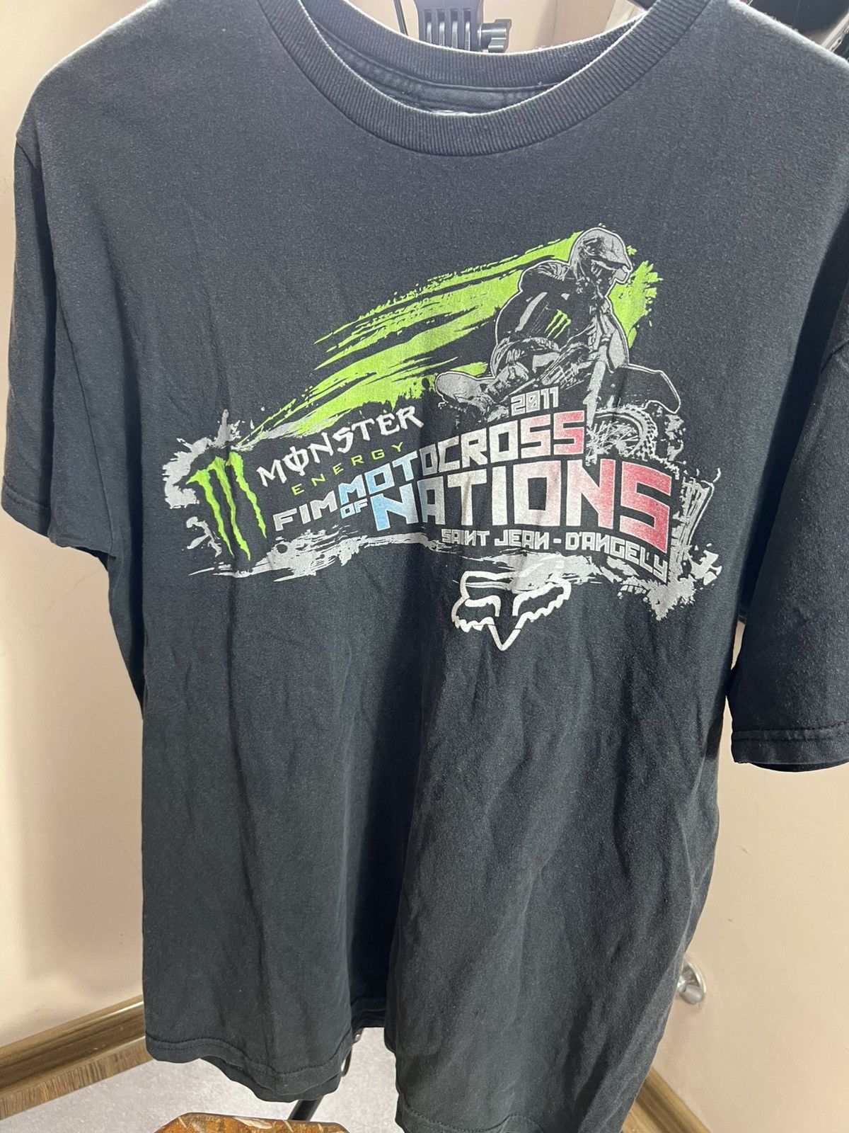 Fox Racing Vintage FOX Racing “Motocross of Nations” Tee (2011) Size US M / EU 48-50 / 2 - 3 Thumbnail