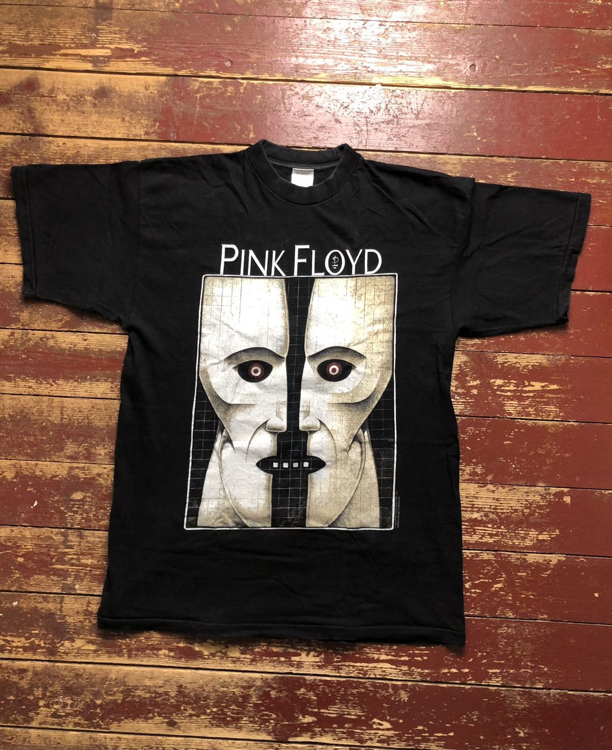 image of Vintage Pink Floyd Division Bell 1994 Shirt in Black, Men's (Size XL)