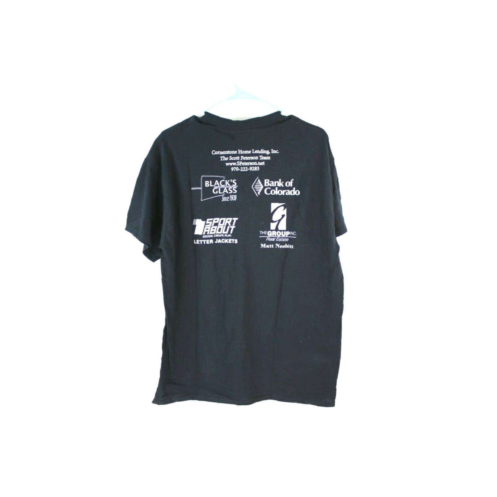 Gildan Poudre Basketball Ft. Collins CO Mens Large Black Gildan Heavy Cotton Size US L / EU 52-54 / 3 - 2 Thumbnail