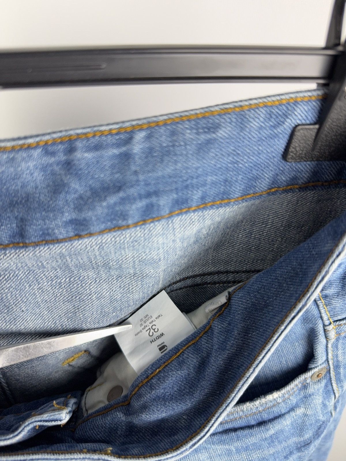 G-Star Y2K 00s Retro G-Star RAW 3301 Denim Shorts Light Blue 32 Size US 32 / EU 48 - 12 Thumbnail