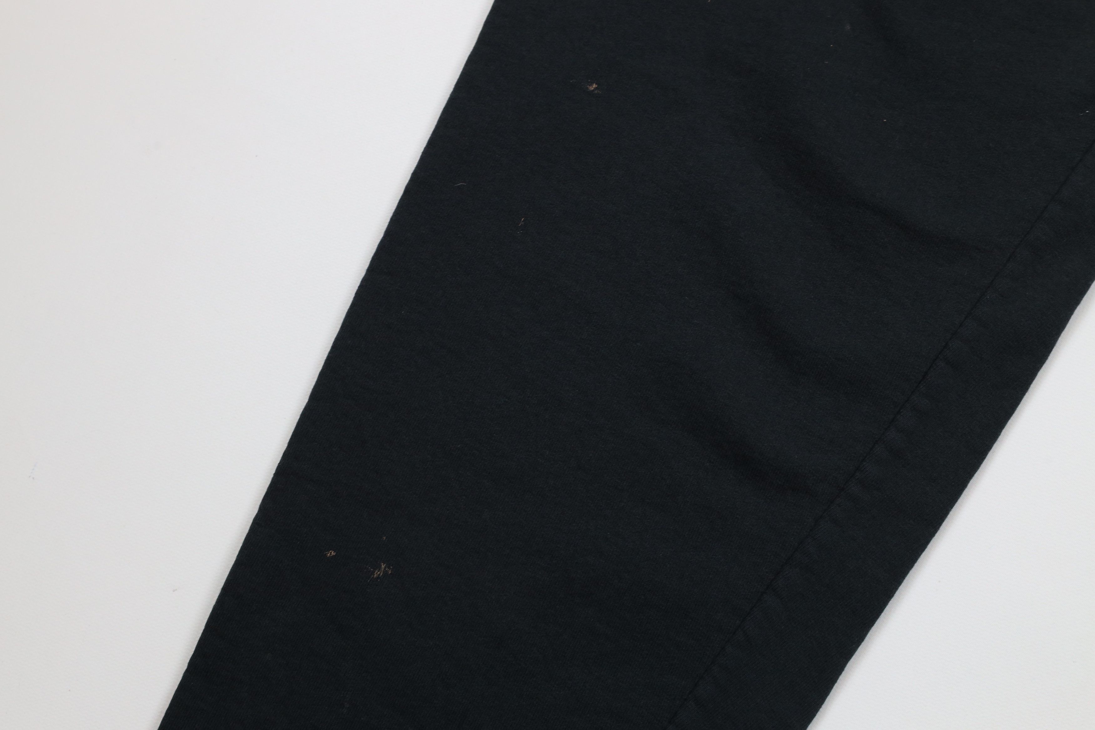 Vintage Vintage 90s Streetwear Blank Sweatpants Pants Black Size US 34 / EU 50 - 5 Thumbnail