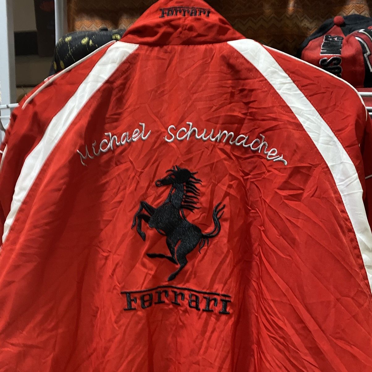 Ferrari Vtg Rare Ferrari Racing Marlboro Michael Schumacher Jacket Size US XL / EU 56 / 4 - 17 Thumbnail